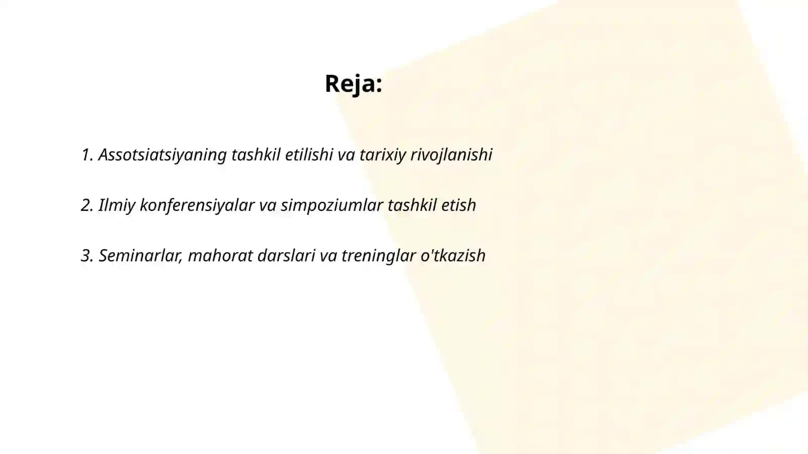 Tarix va kompyuter assotsiatsiyasi faoliyati 2
