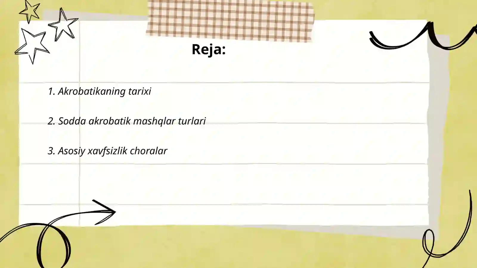 Sodda akrobatik mashqlar 2