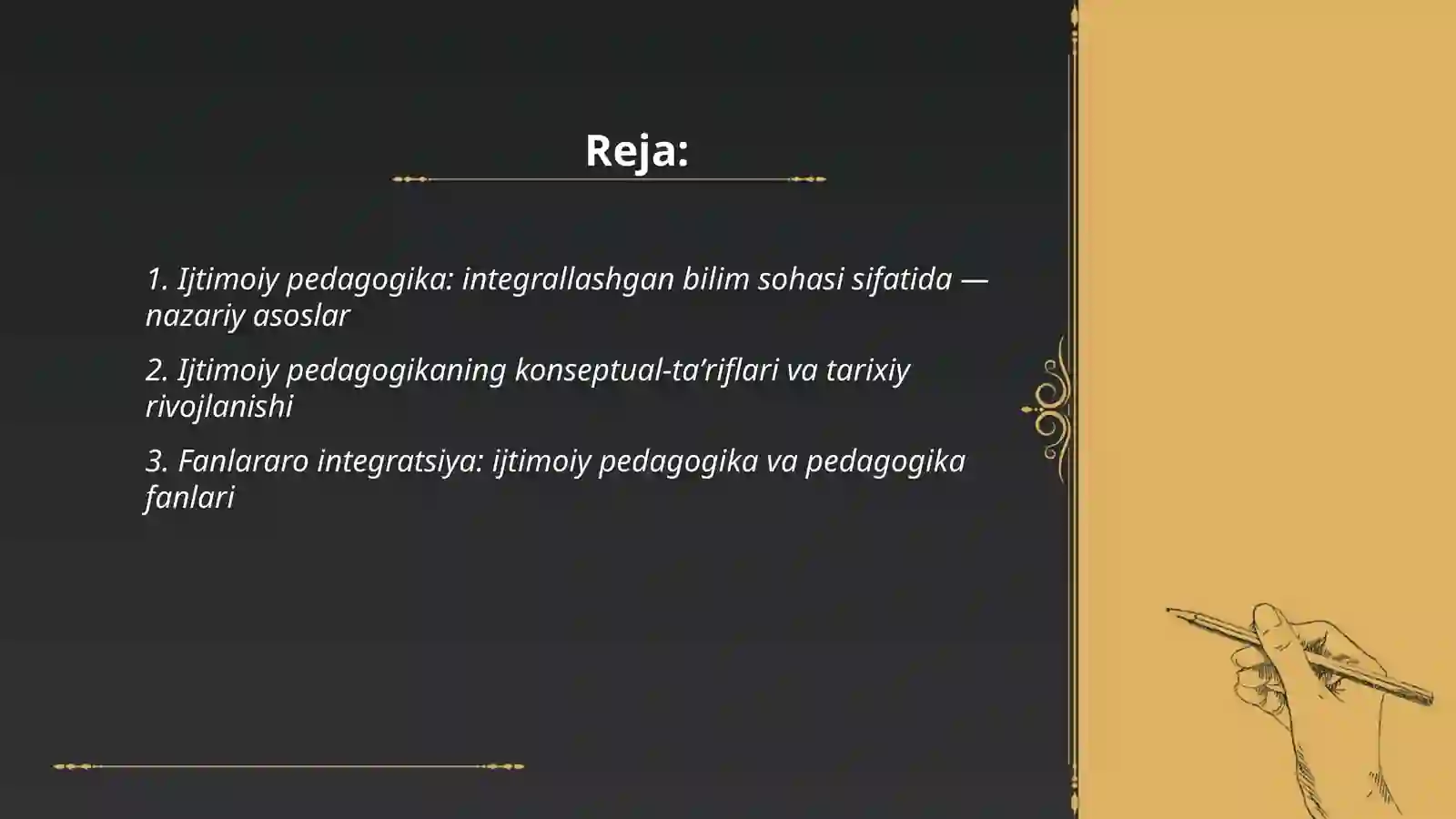 Ijtimoiy pedagogika: integrallashgan bilim sohasi sifatida — nazariy asoslar 2