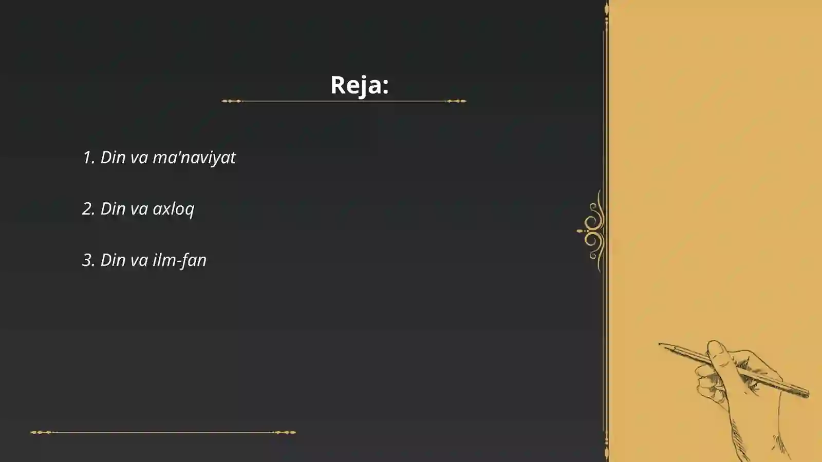 Din va hurfikrlilik 2
