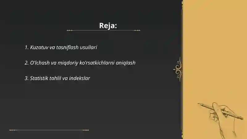 Iqtisodiy hodisa va jarayonlarni bilish usullari 2