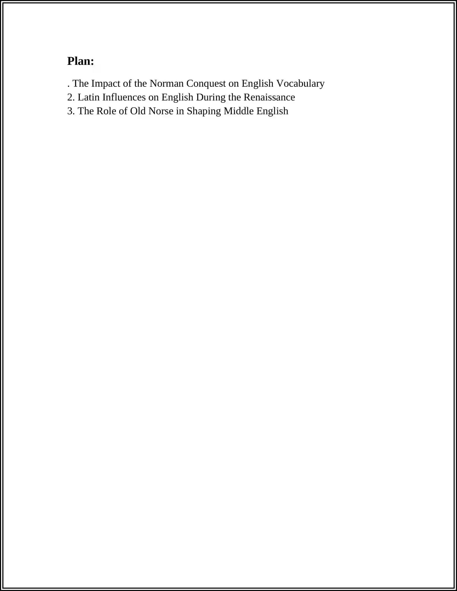 THE FOREIGN INFLUENCE ON THE DEVELOPMENT OF THE ENGLISH LANGUAGE 2