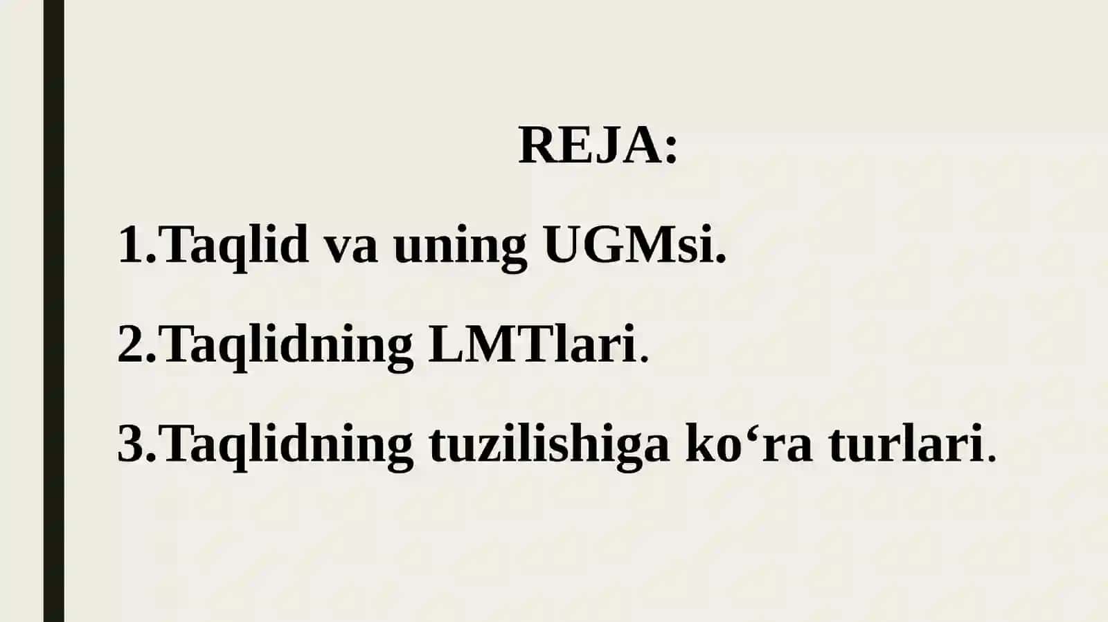 Taqlid so‘z turkumi 2