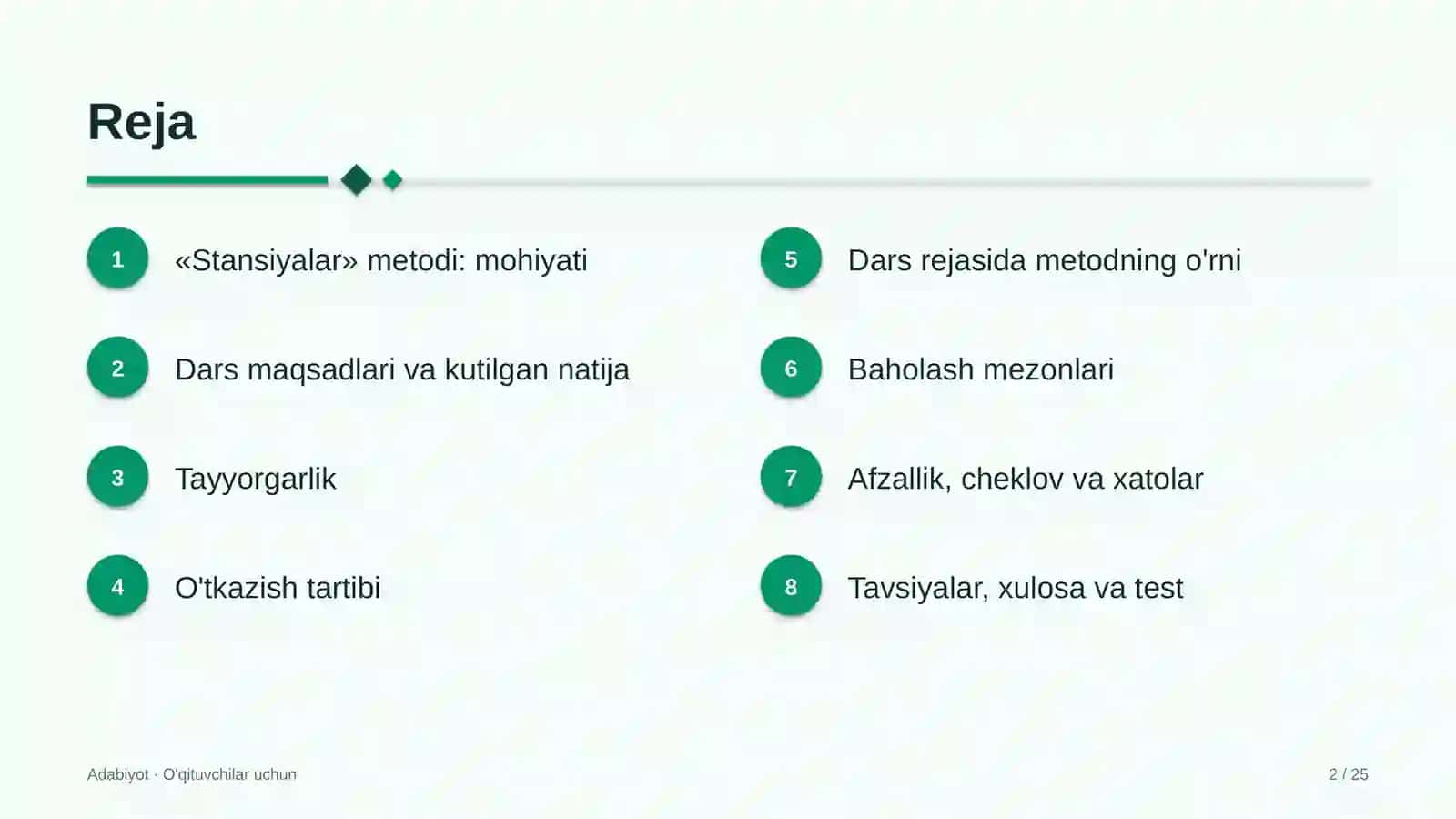 adabiyot darslarida stansiyalar metodidan foydalanish 8215 2