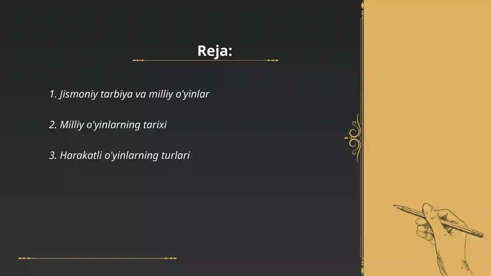 Jismoniy tarbiya va milliy o'yinlar 2