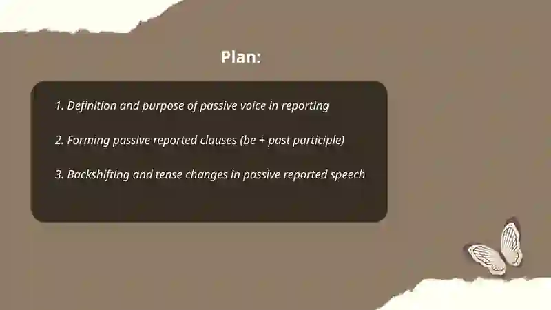 Reporting with passive verbs 2