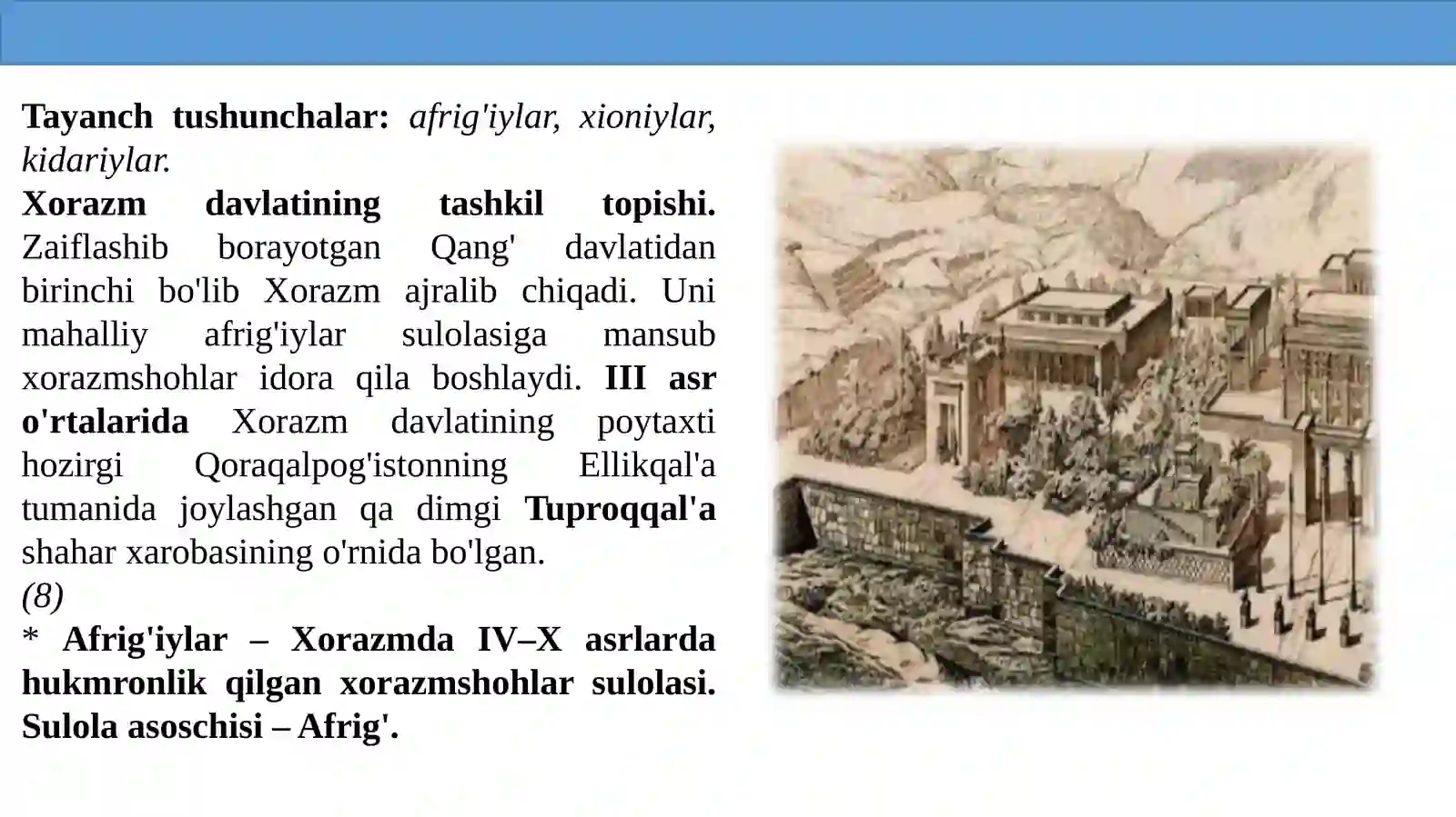 O'ZBEKISTON TARIX 2
