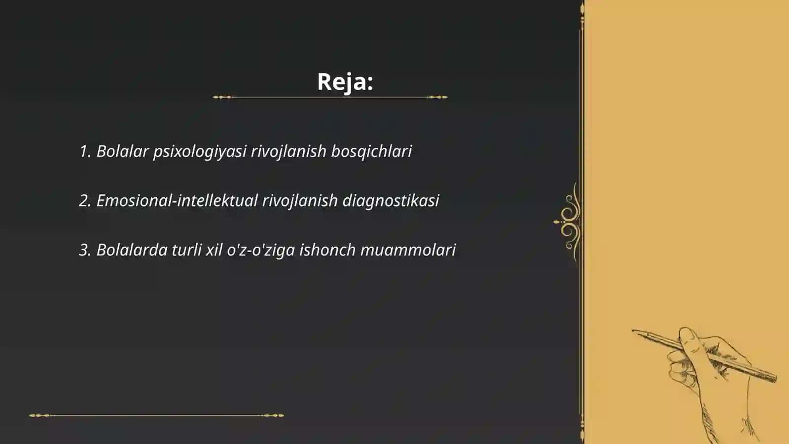 Bolalar psixologiyasi va psixodiagnostika fanining dolzarb muammolari 2