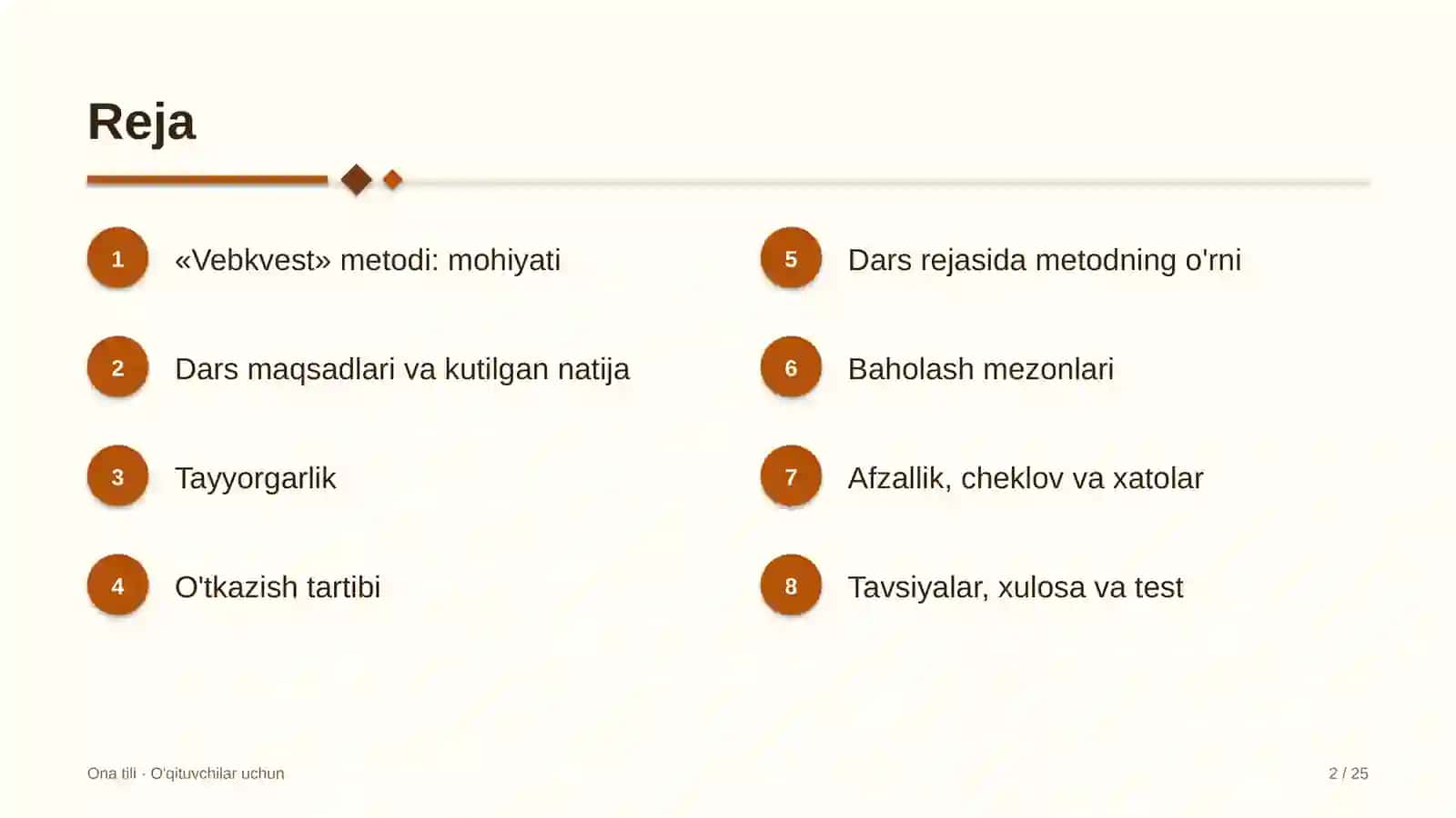 ona tili darslarida vebkvest metodidan foydalanish 2034 2