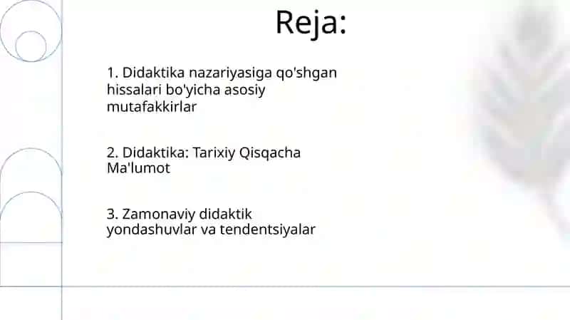 Didaktika Ta'lim Nazariyasi 2