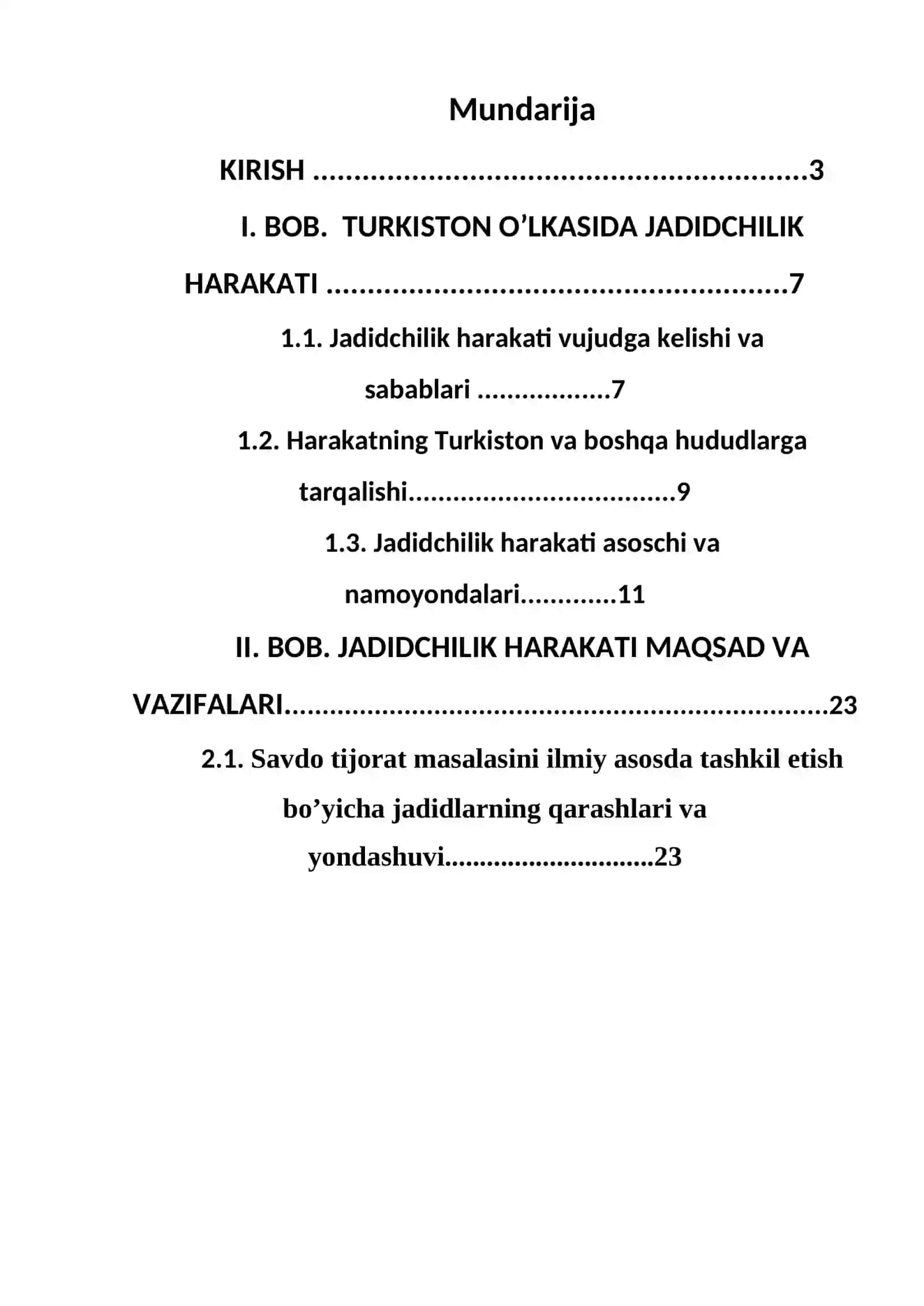 Savdo tijorat masalasini ilmiy asosda tashkil etish bo’yicha jadidlarning qarashlari va yondashuvi 2