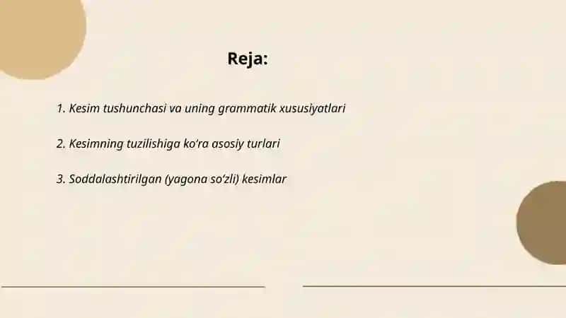 Kesim va uning tuzilishiga koʻra turlari 2