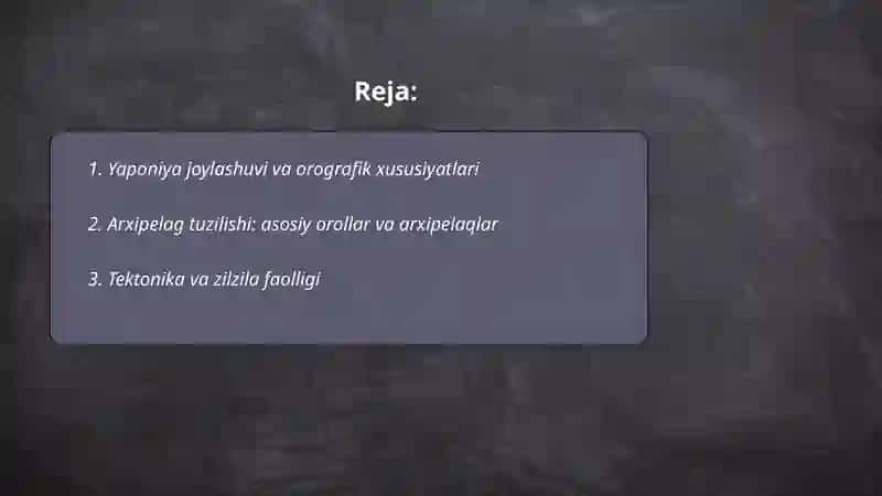 Yaponiya geografiyasi 2