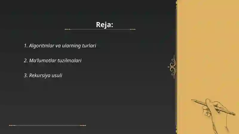Algoritmlar 2
