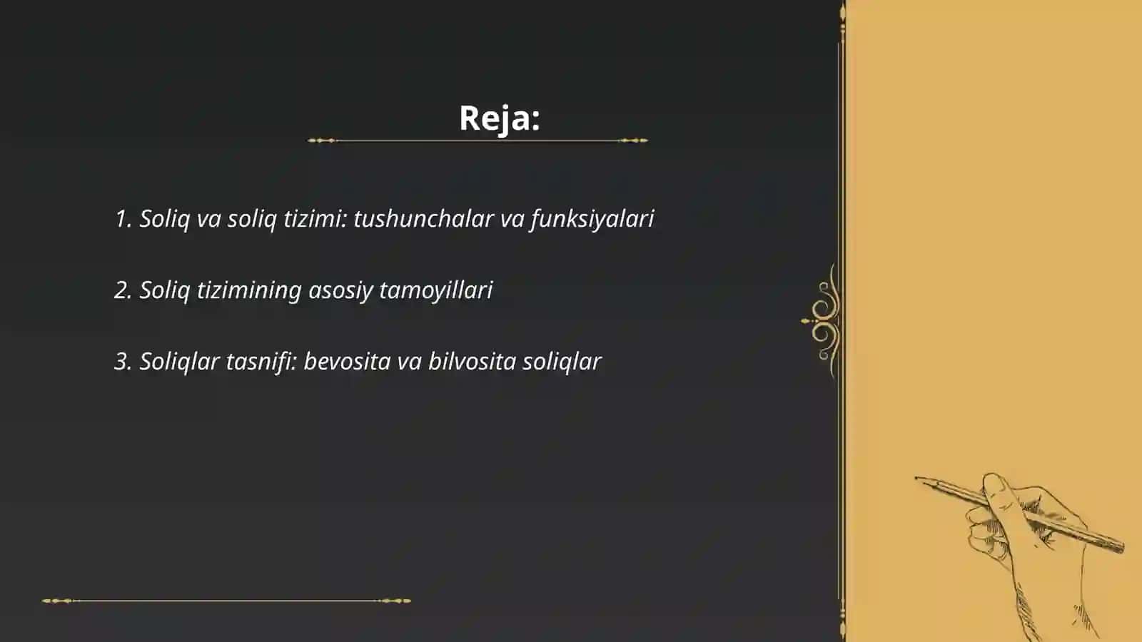 Soliq va soliq tizimi 2