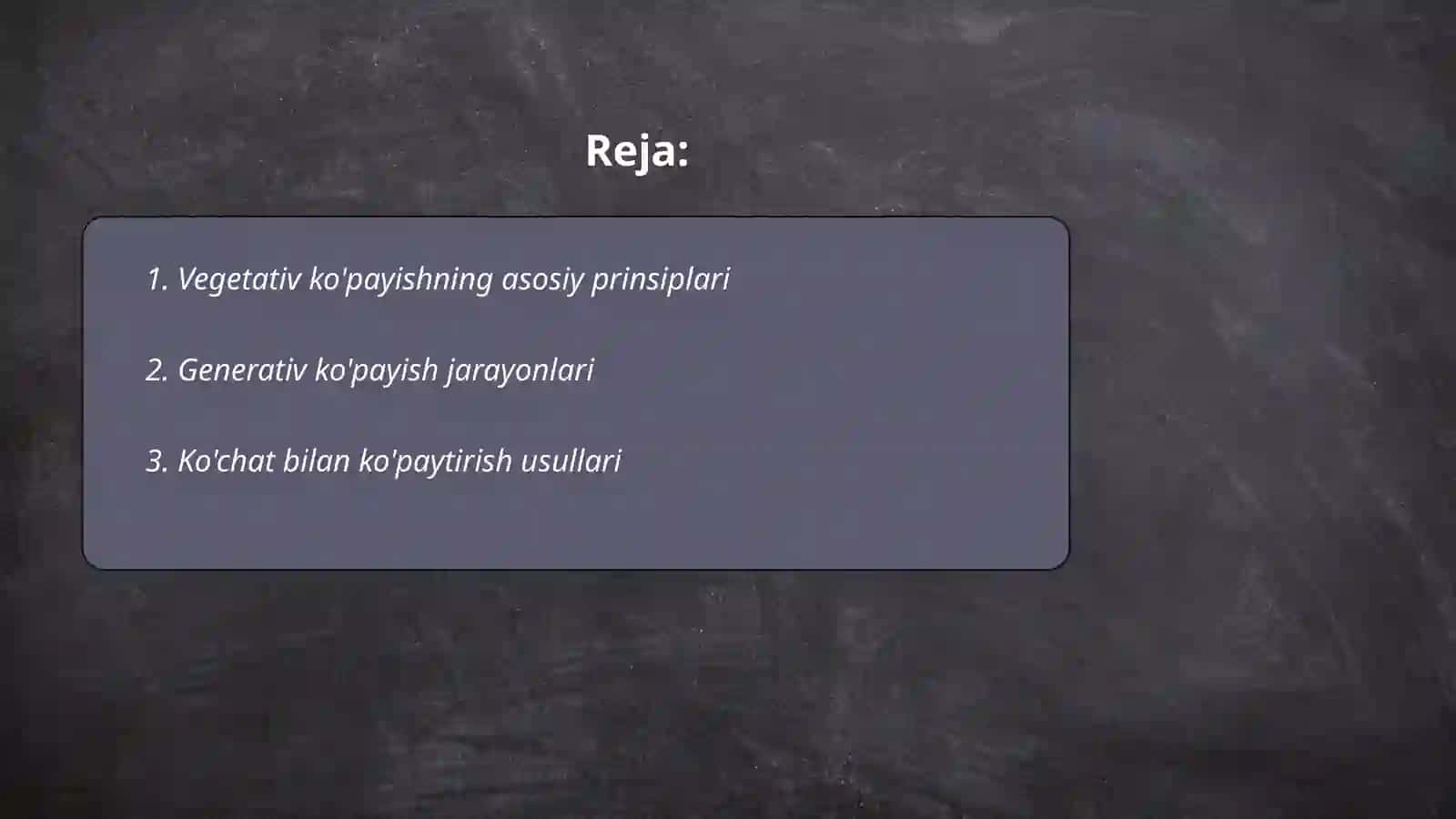 O'simliklarning vegetativ va generativ ko'payishga doir masala va mashqlar 2