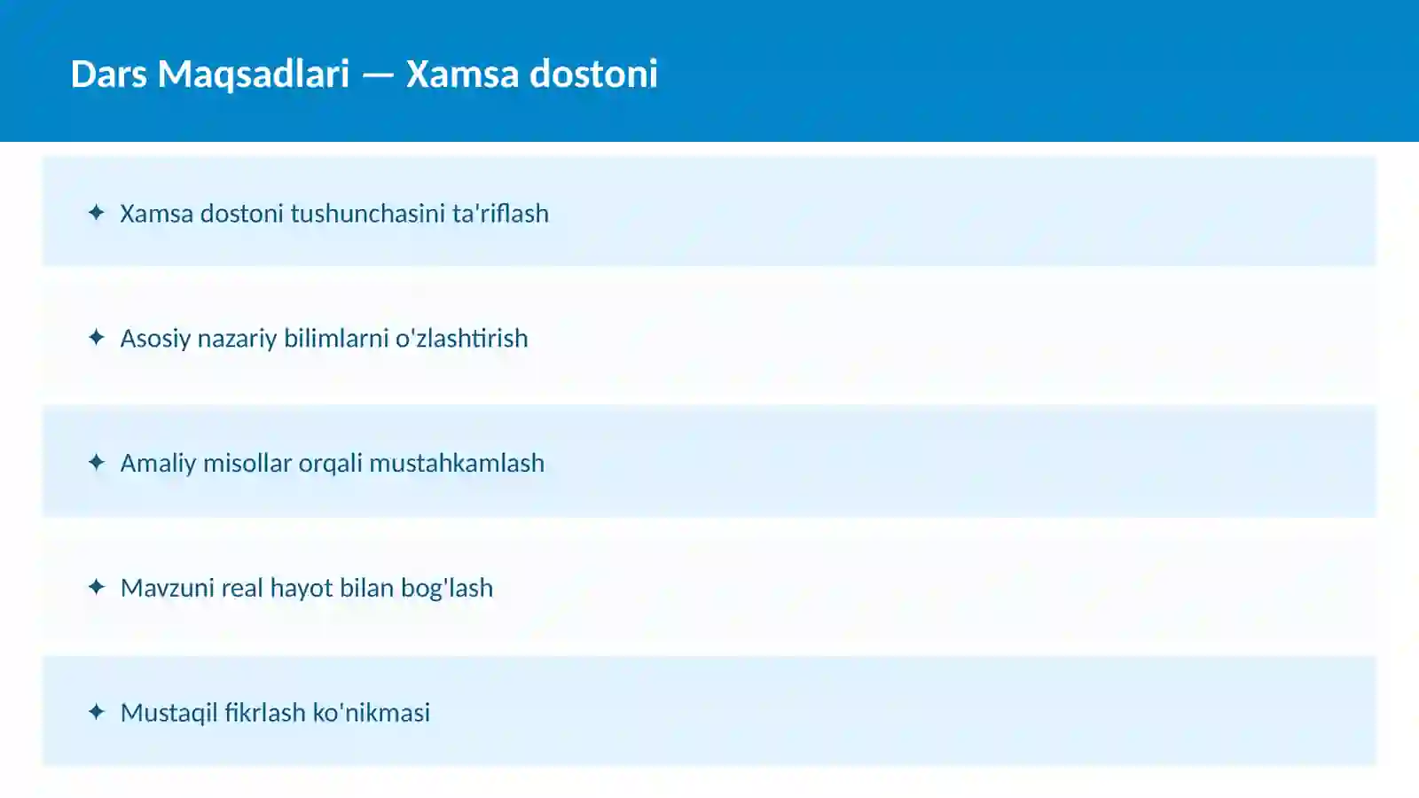 Xamsa dostoni 2