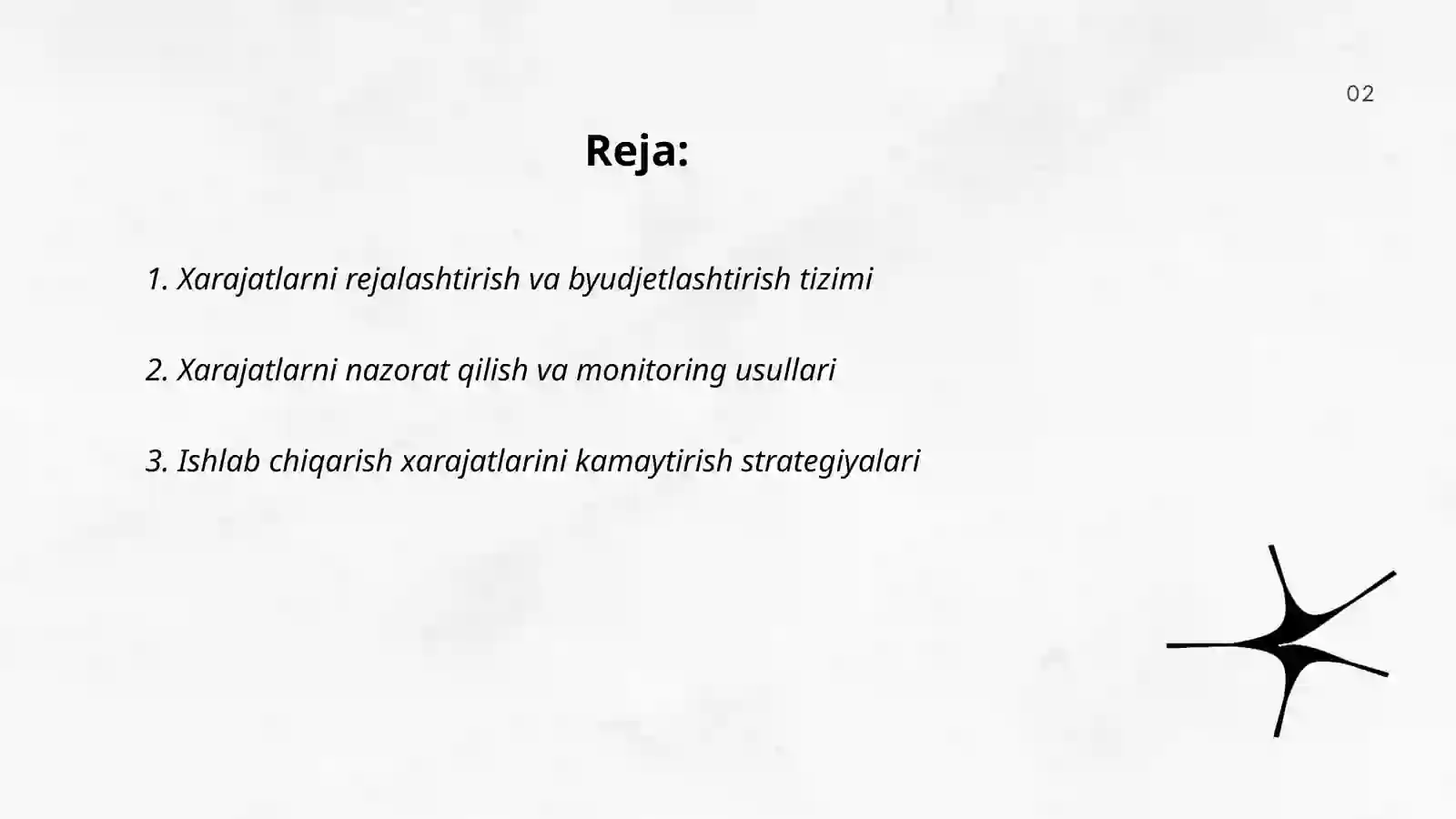 Korxona xarajatlarini samarali boshqarish yo‘llari 2