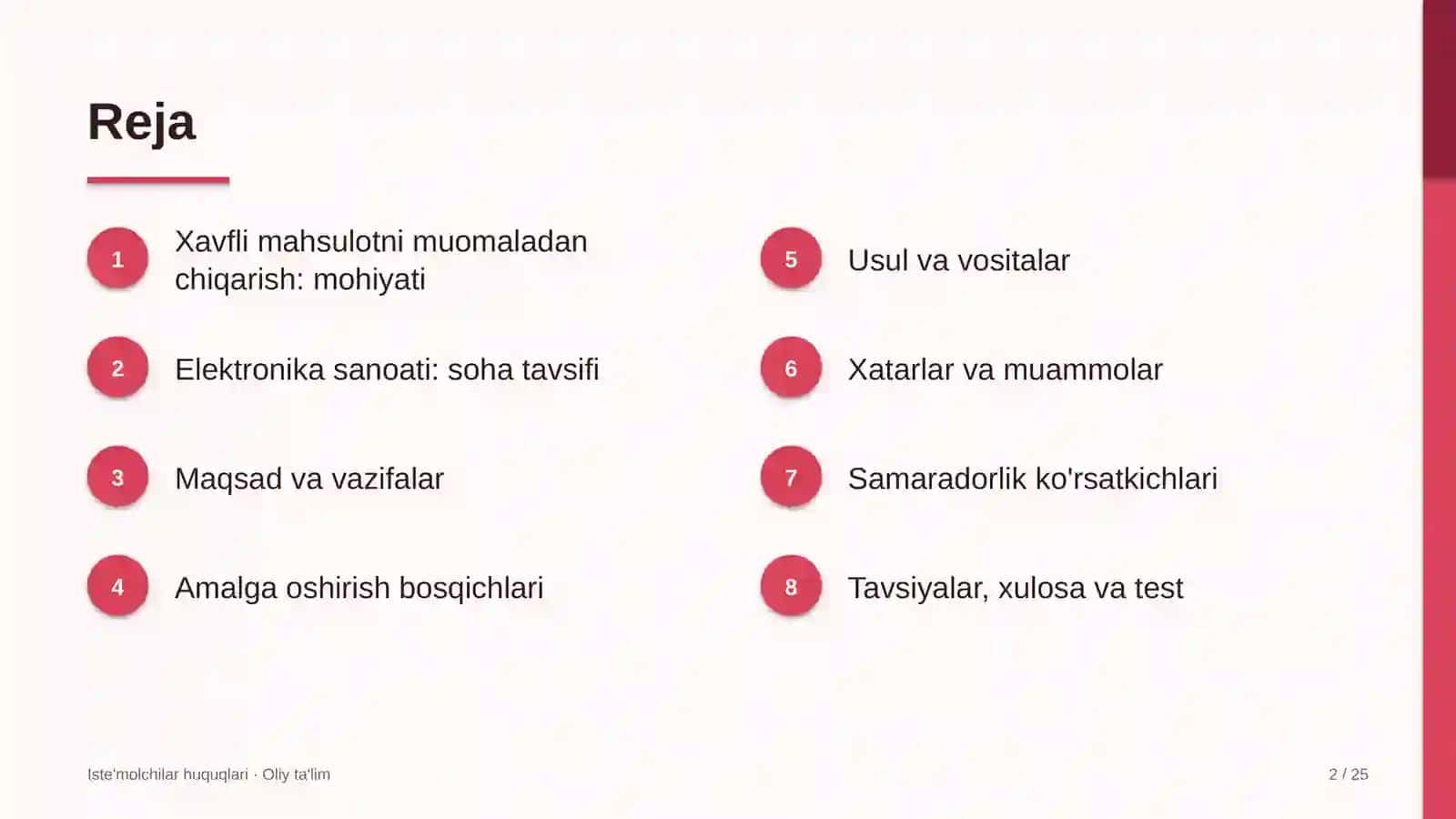 elektronika sanoatida xavfli mahsulotni muomaladan chiqarish tartibi 2408 2