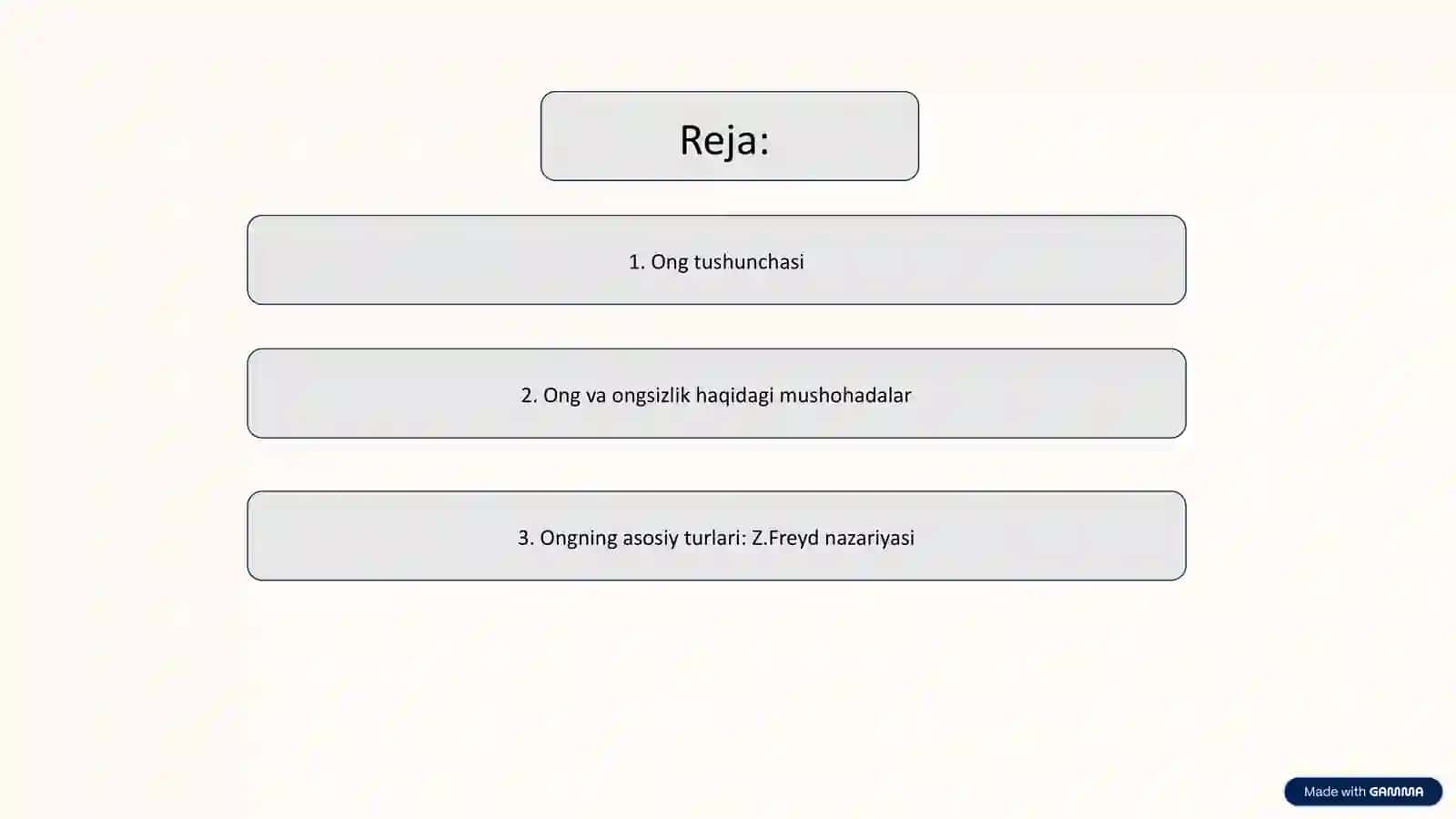 Ong tuzilmasi to'g'risida tushuncha 2