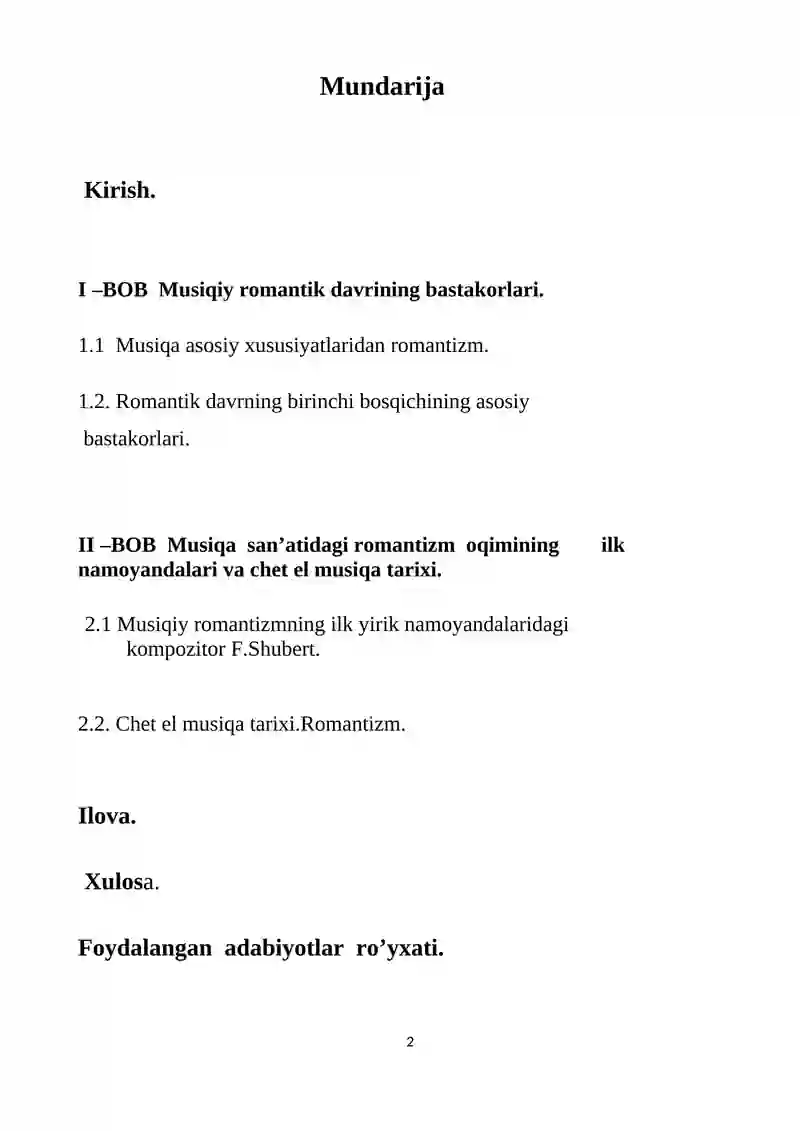 Musiqa San'ati Tarixi 2