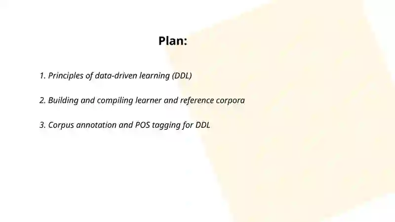 Corpus Linguistics and Data-Driven Learning 2