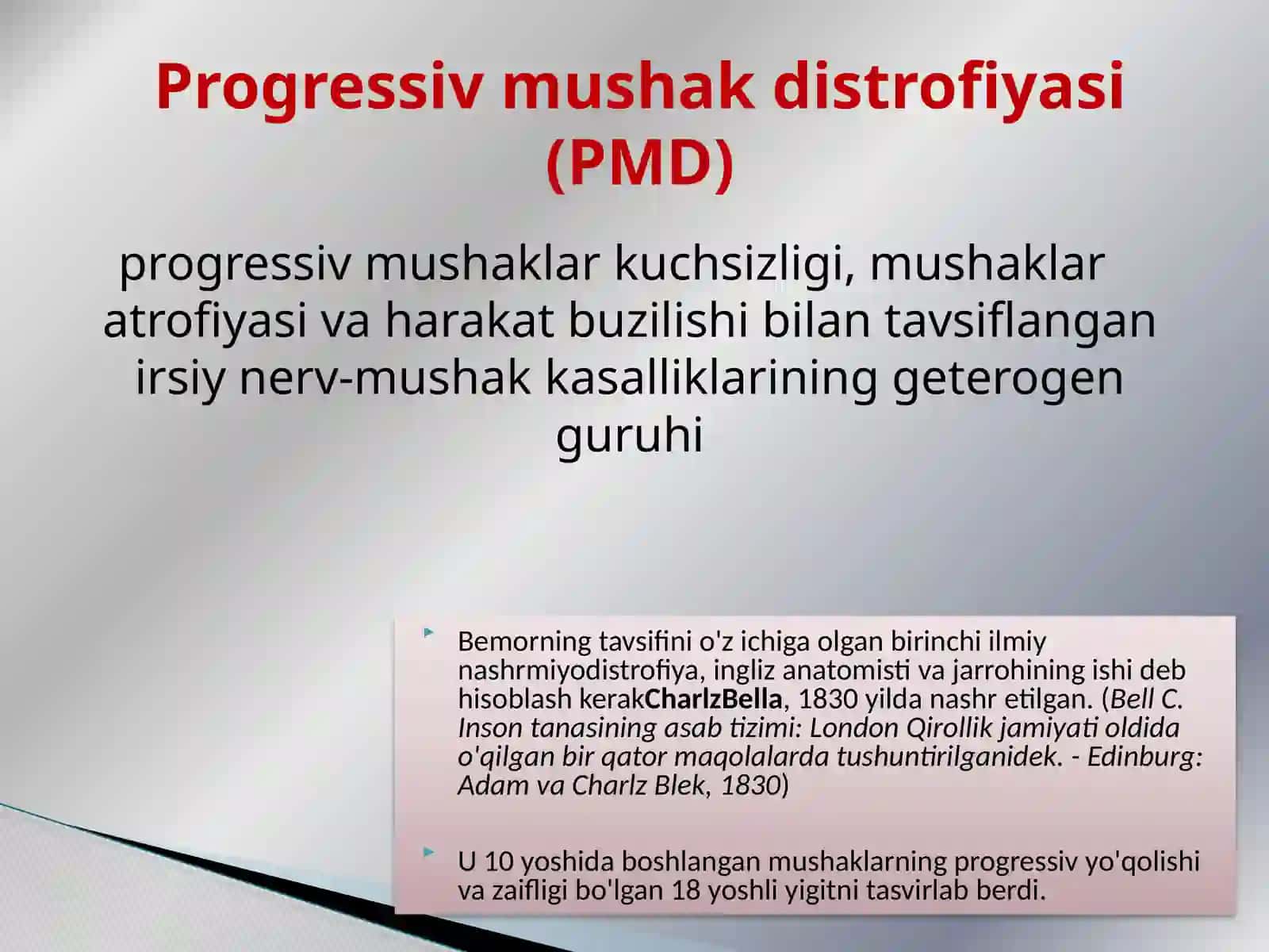 Progressiv Mushaklar Distrofiyasi 2