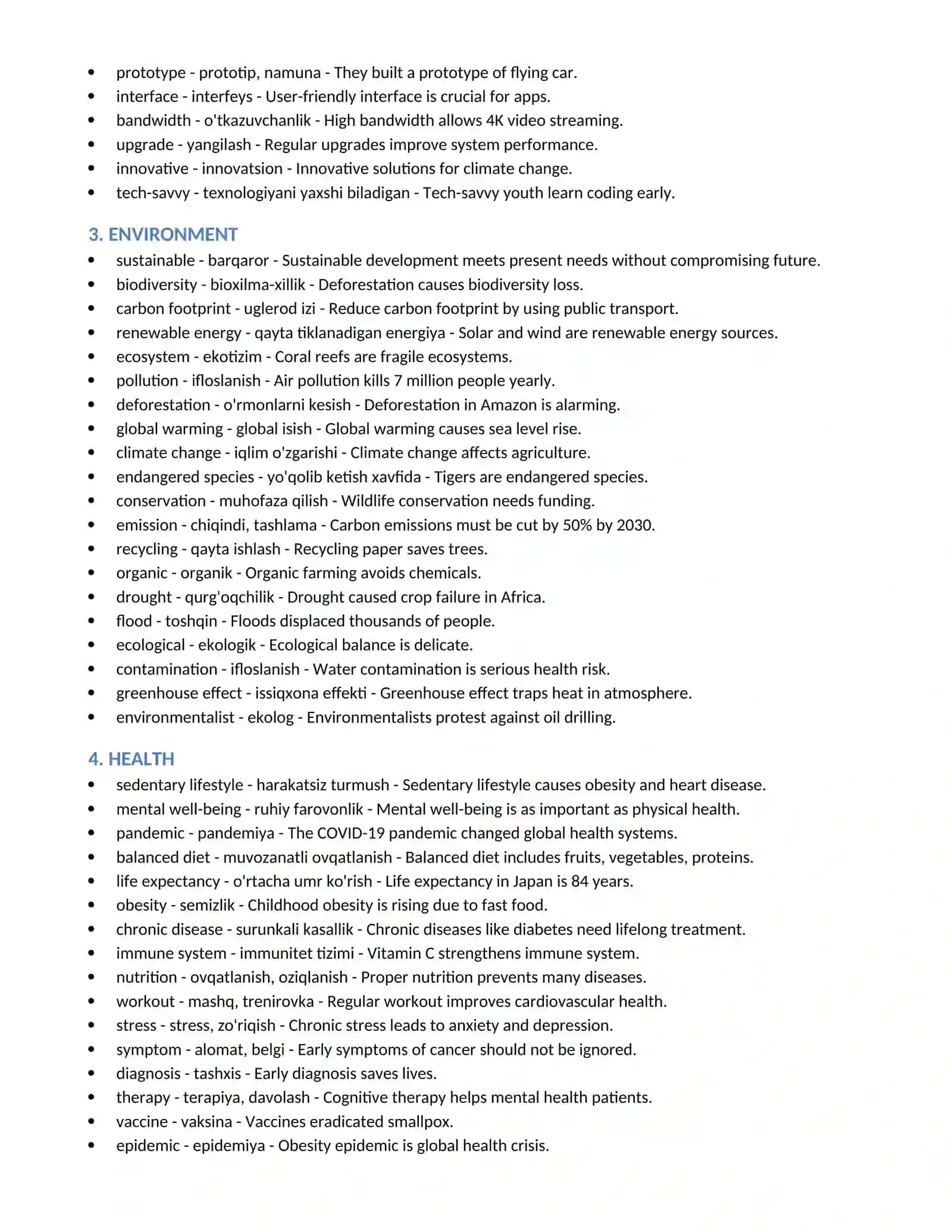 IELTS VOCABULARY PACK BAND 7-9 + Uzbekcha Tarjima bilan 2