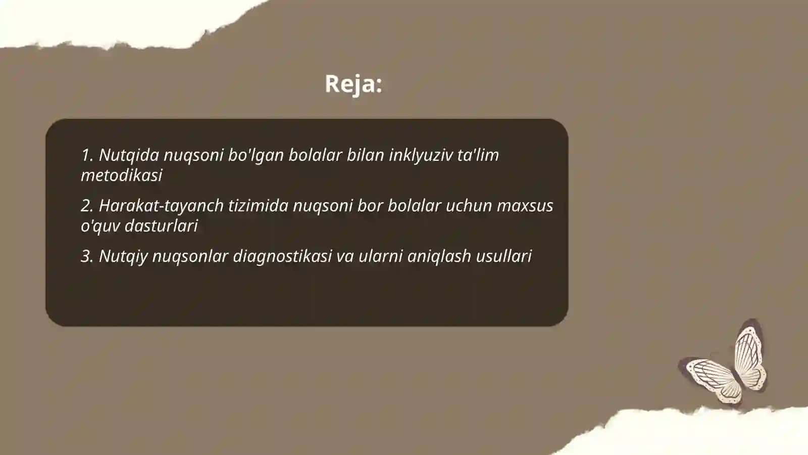 Nutqida va harakat-tayanch a'zolarida nuqsoni bo'gan bolalarni inklyuziv ta'lim sharoitida oʻqitiah va tarbiyalash 2