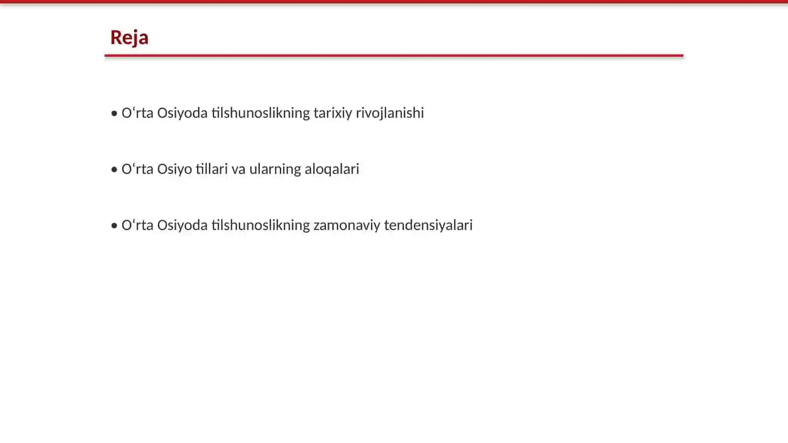 Oʻrta Osiyoning tilshunoslik rivojlanishi 2