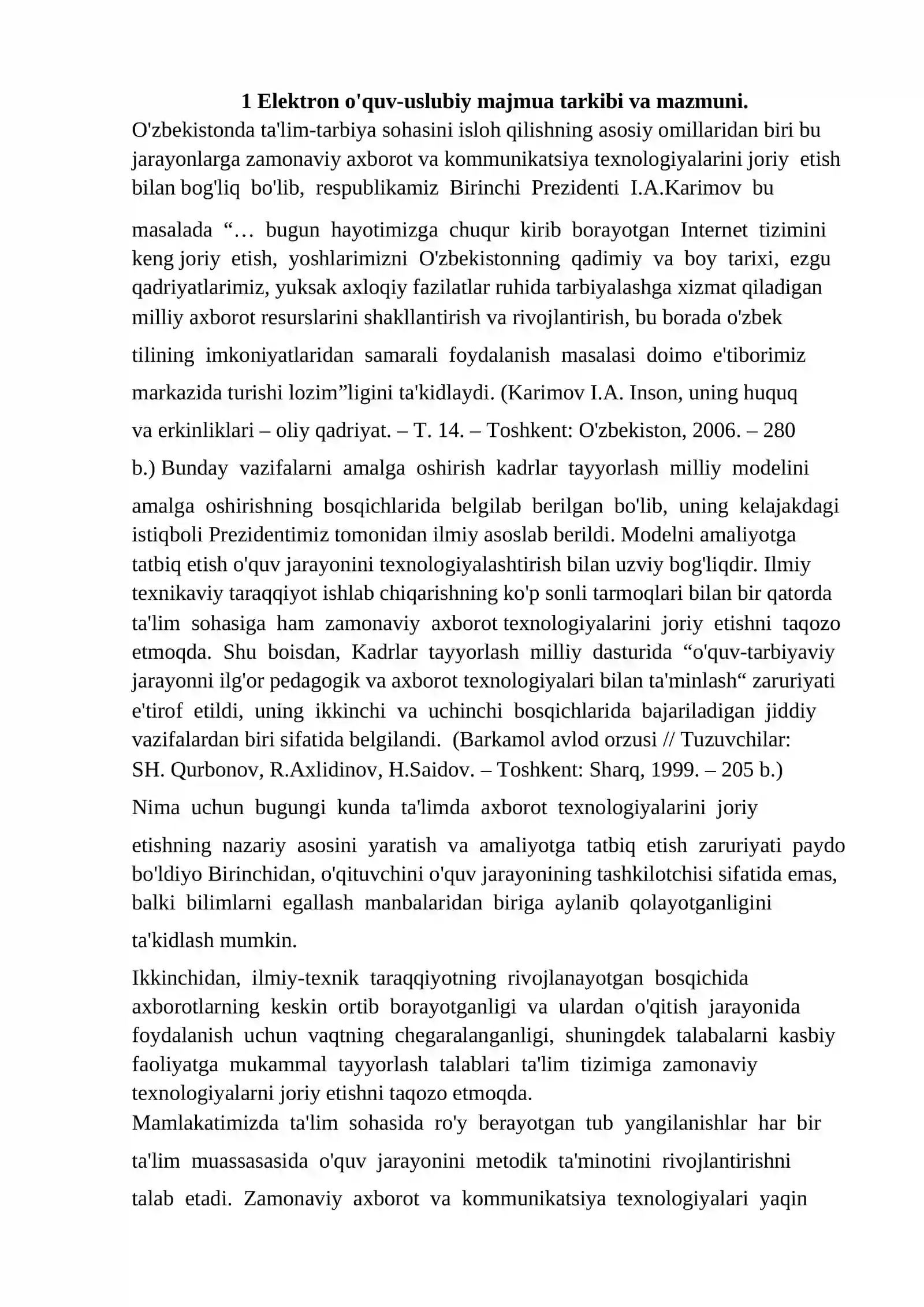 9-sinf Informatika va axborot texnologiyalari fanidan elektron o‘quv-uslubiy majmua yaratish metodikasi 2