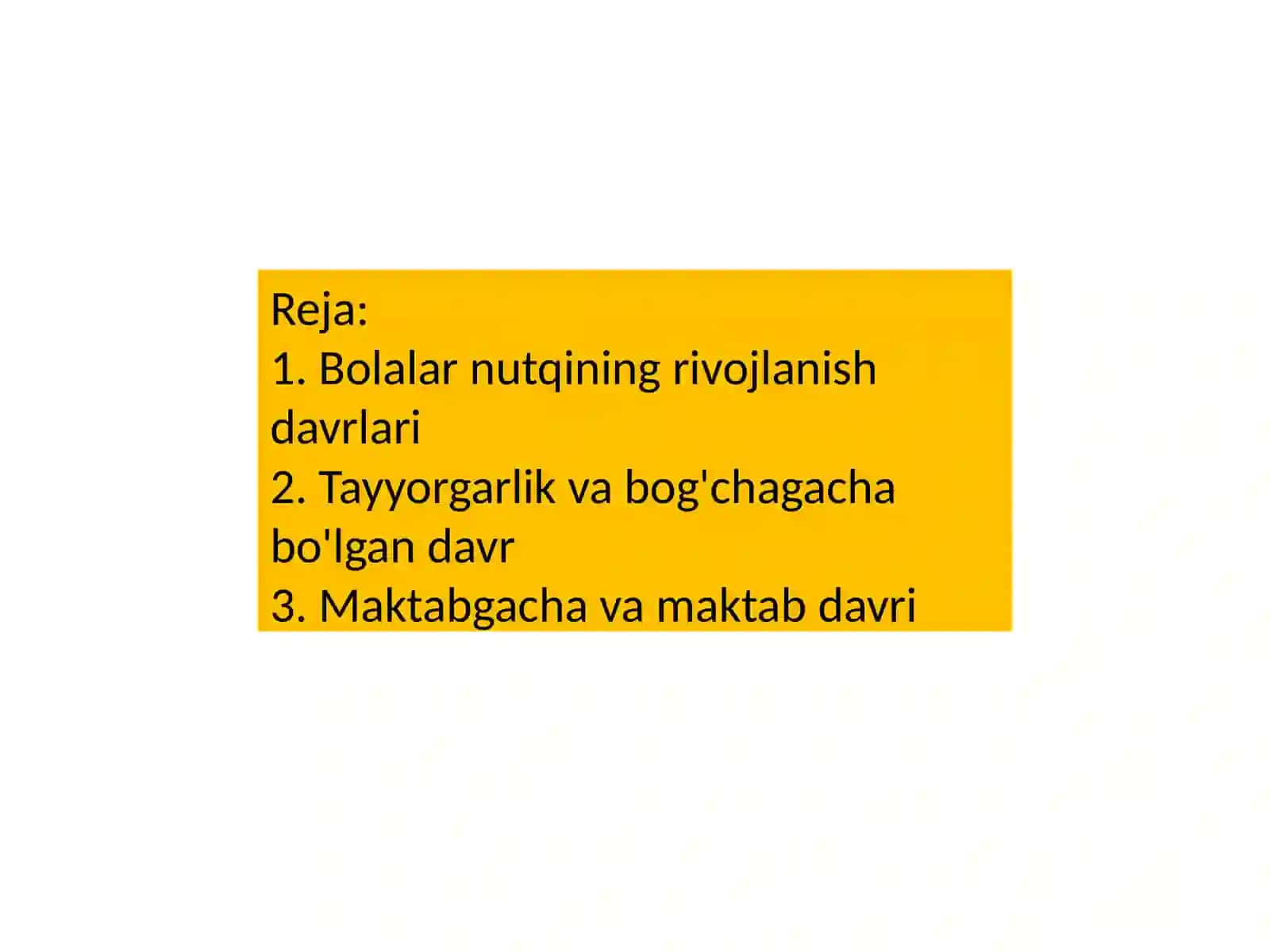 Bolalar nutqi masalalari 2