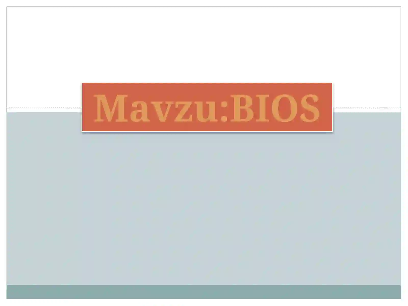BIOS 2
