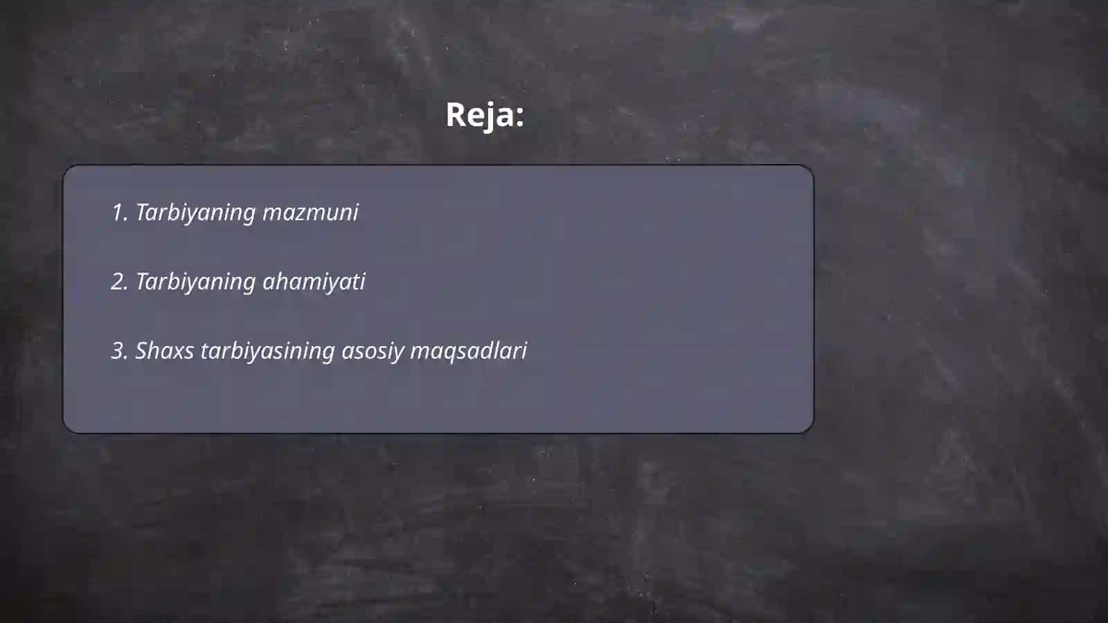 Tarbiyaning maqsad va vazifalari slayd 2