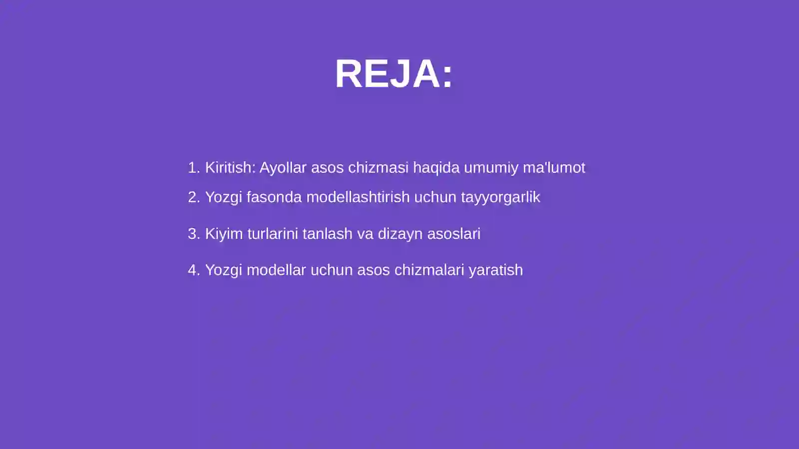Ayollar asos chizmasini yozgi fasonda modellashtirish 2