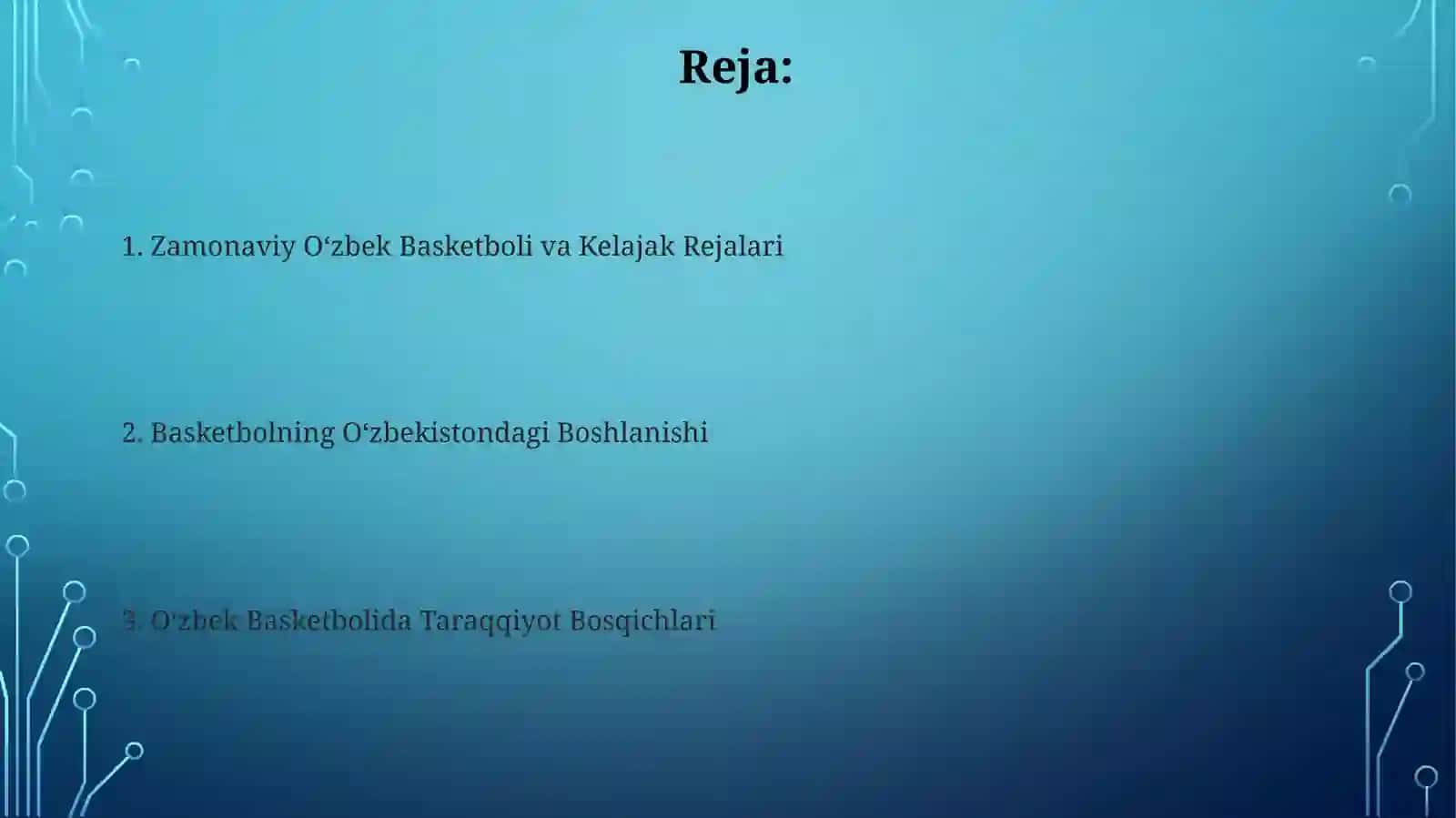Basketbolning O'zbekistonda rivojlanishi 2