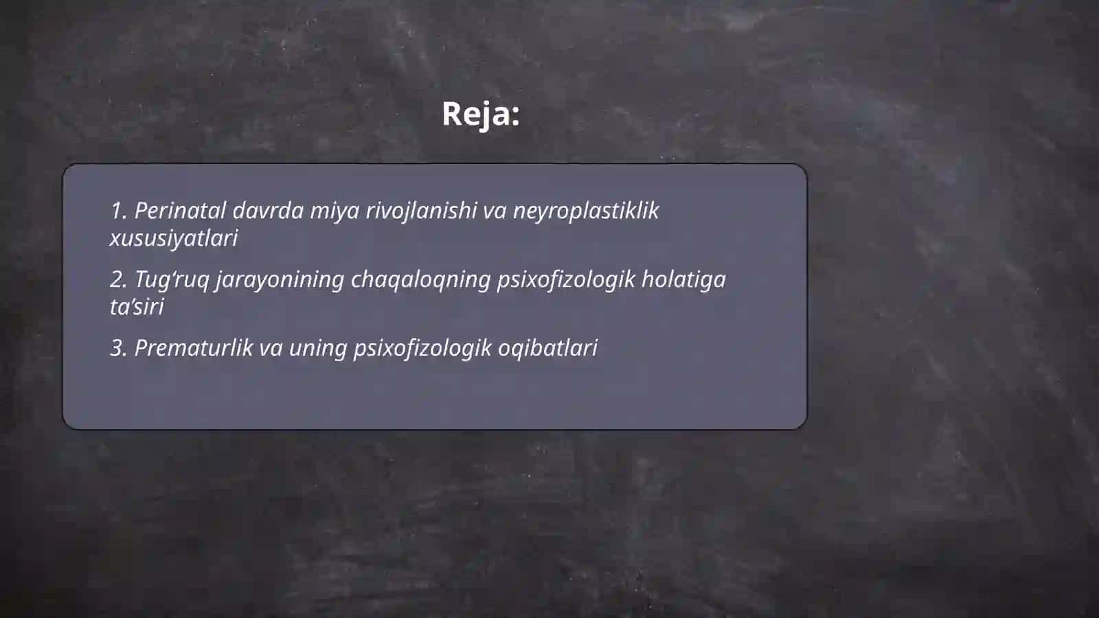 Perinatal va chaqaloqlik davrida psixofizologik rivojlanishga xos xususiyatlari 2