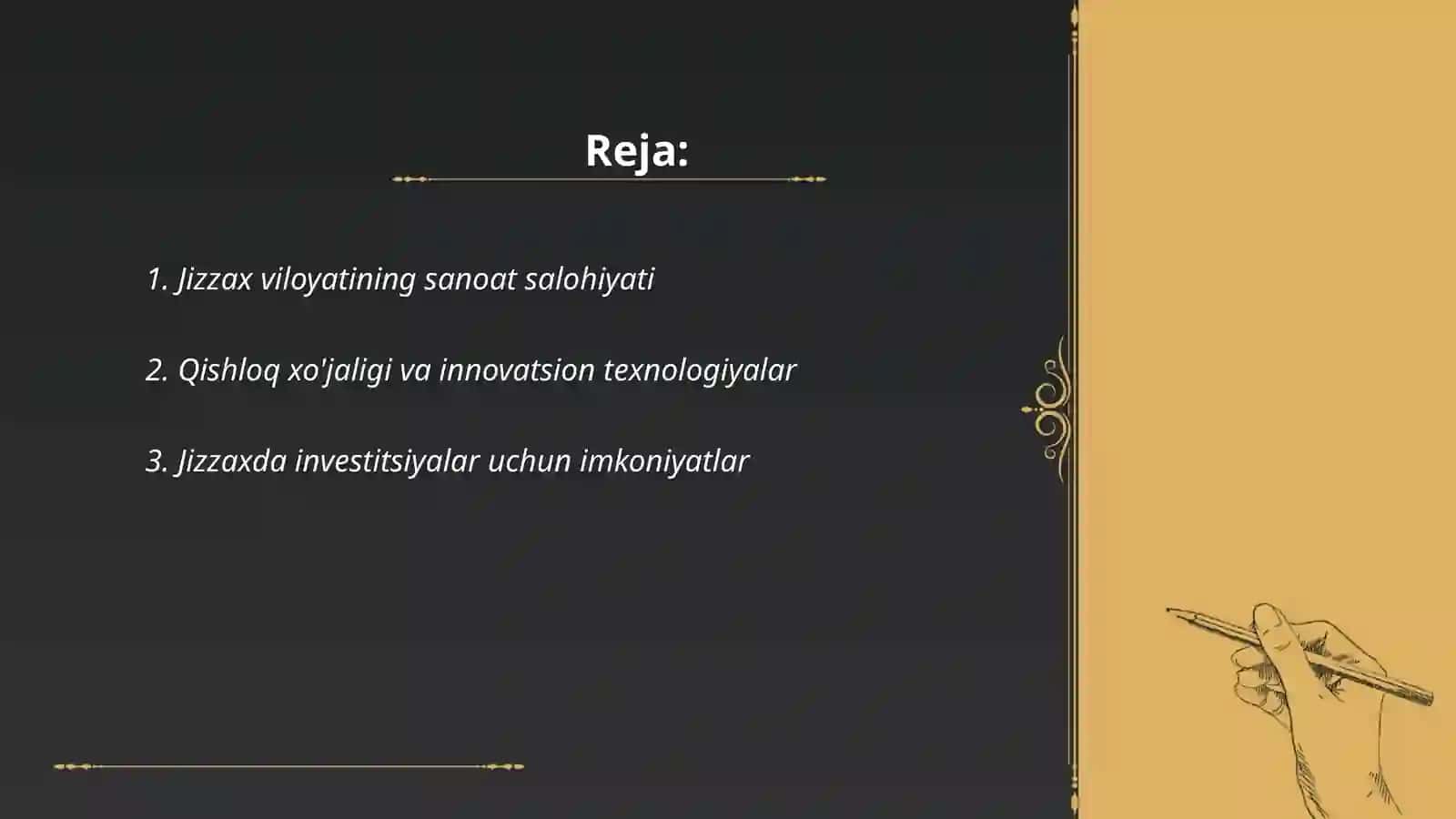 Jizzax viloyatining sanoat salohiyati 2