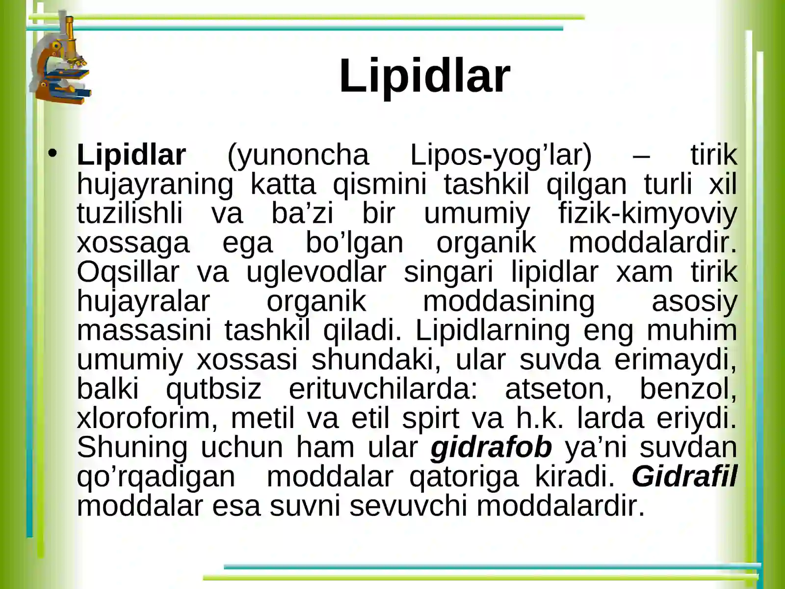 Lipidlar 2