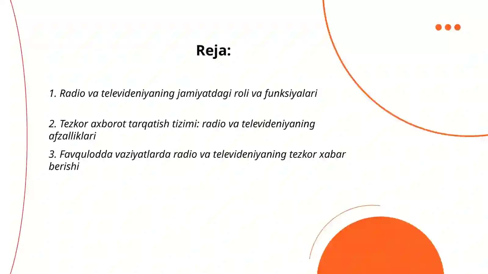 Radio va televideniyaning jamiyatdagi roli va funksiyalari 2