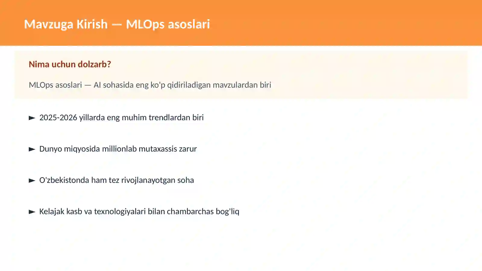 MLOPS VA AI INFRASTRUKTURA 2