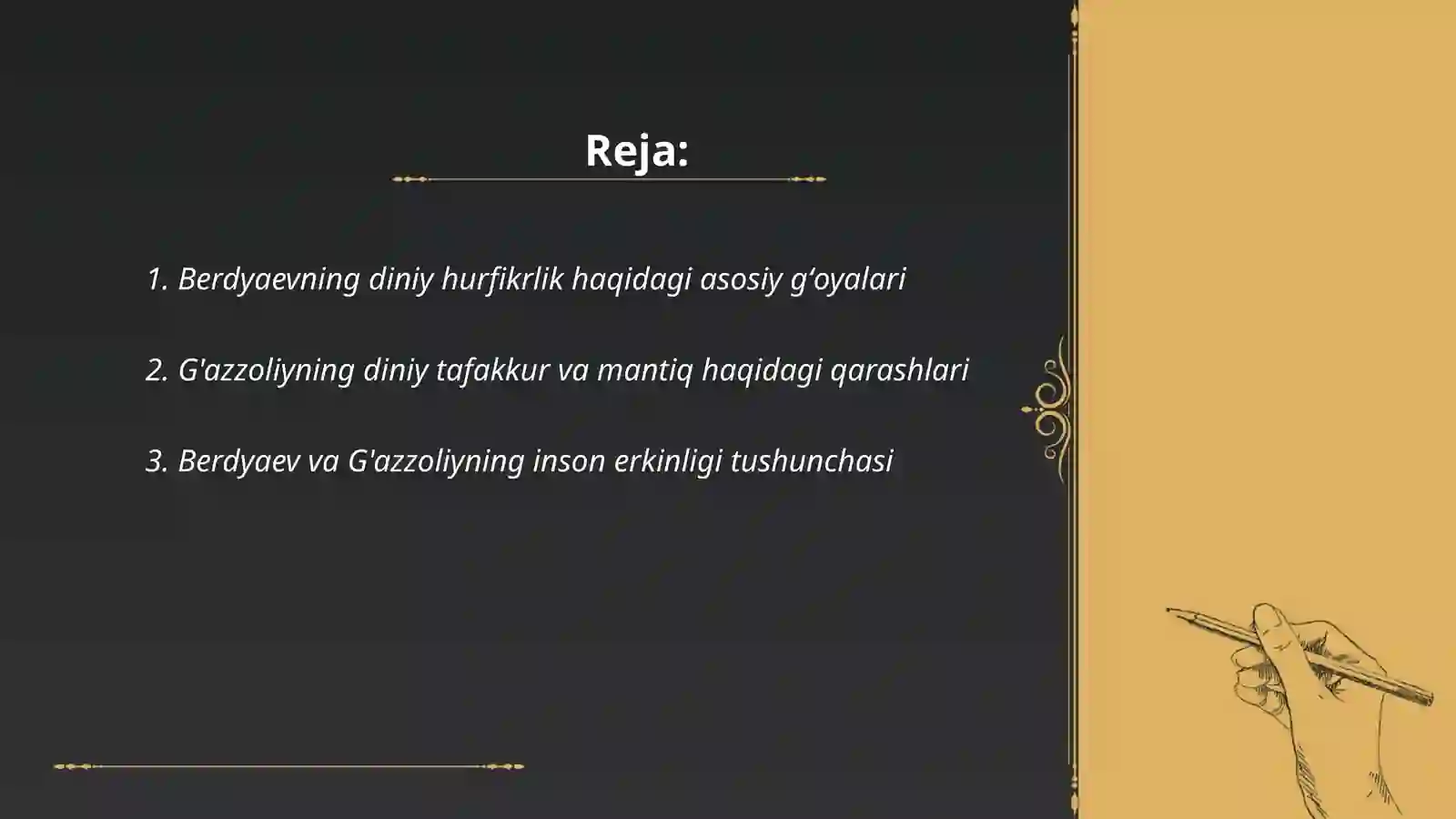 Din va hurfikrlik 2