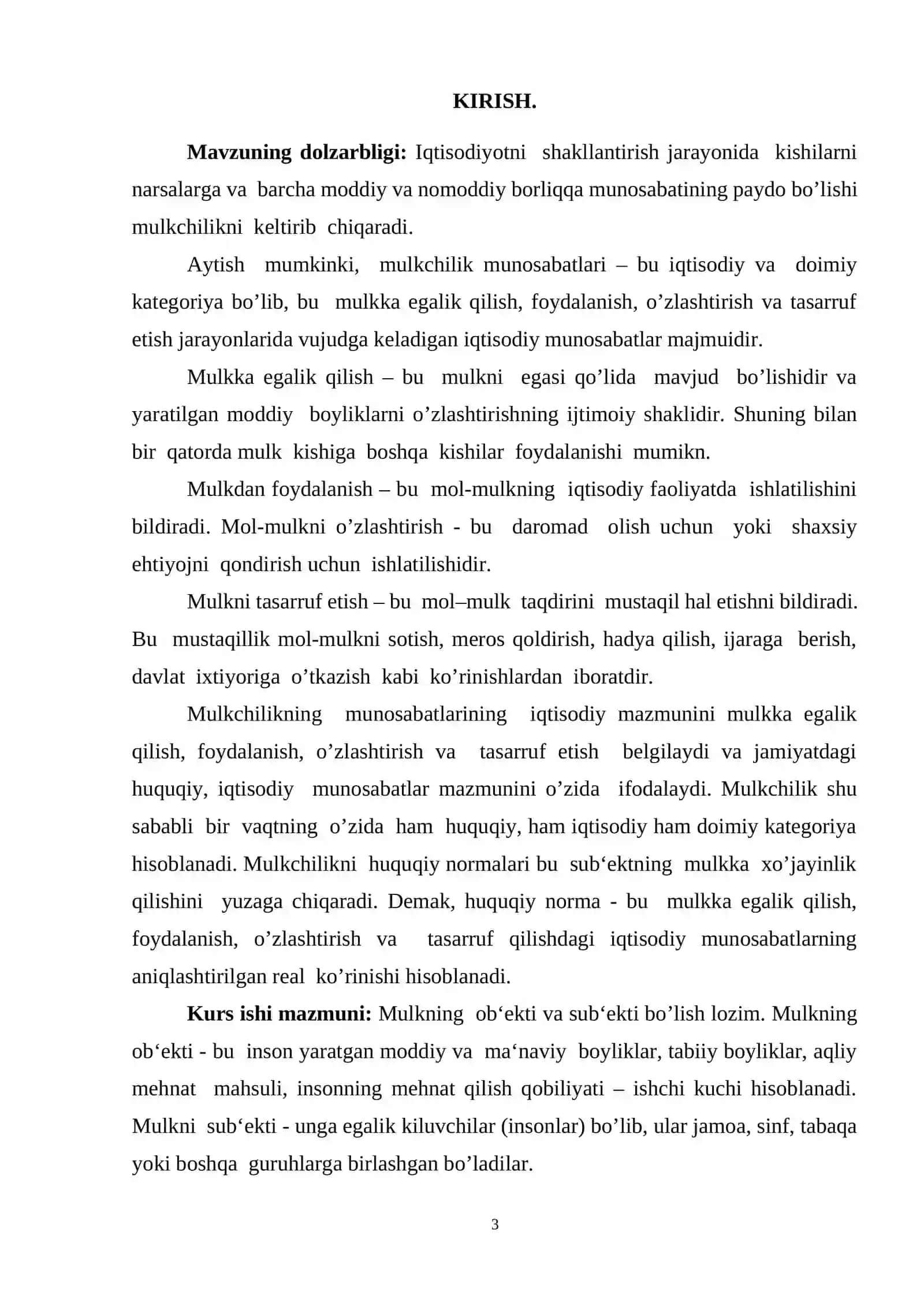 Mulkchilik munosabatlarining iqtisodiy mazmuni 2