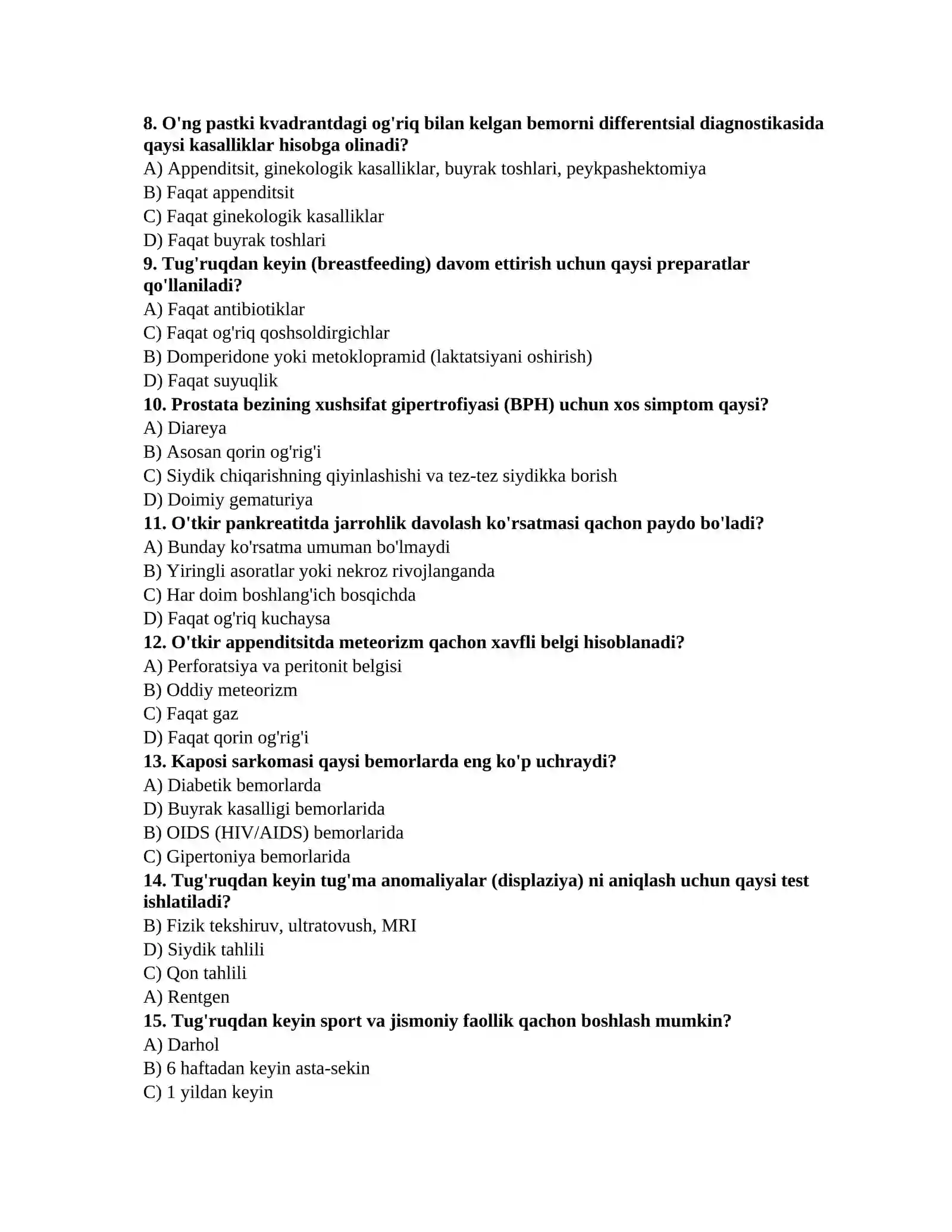 Labaratoriya testlari 2