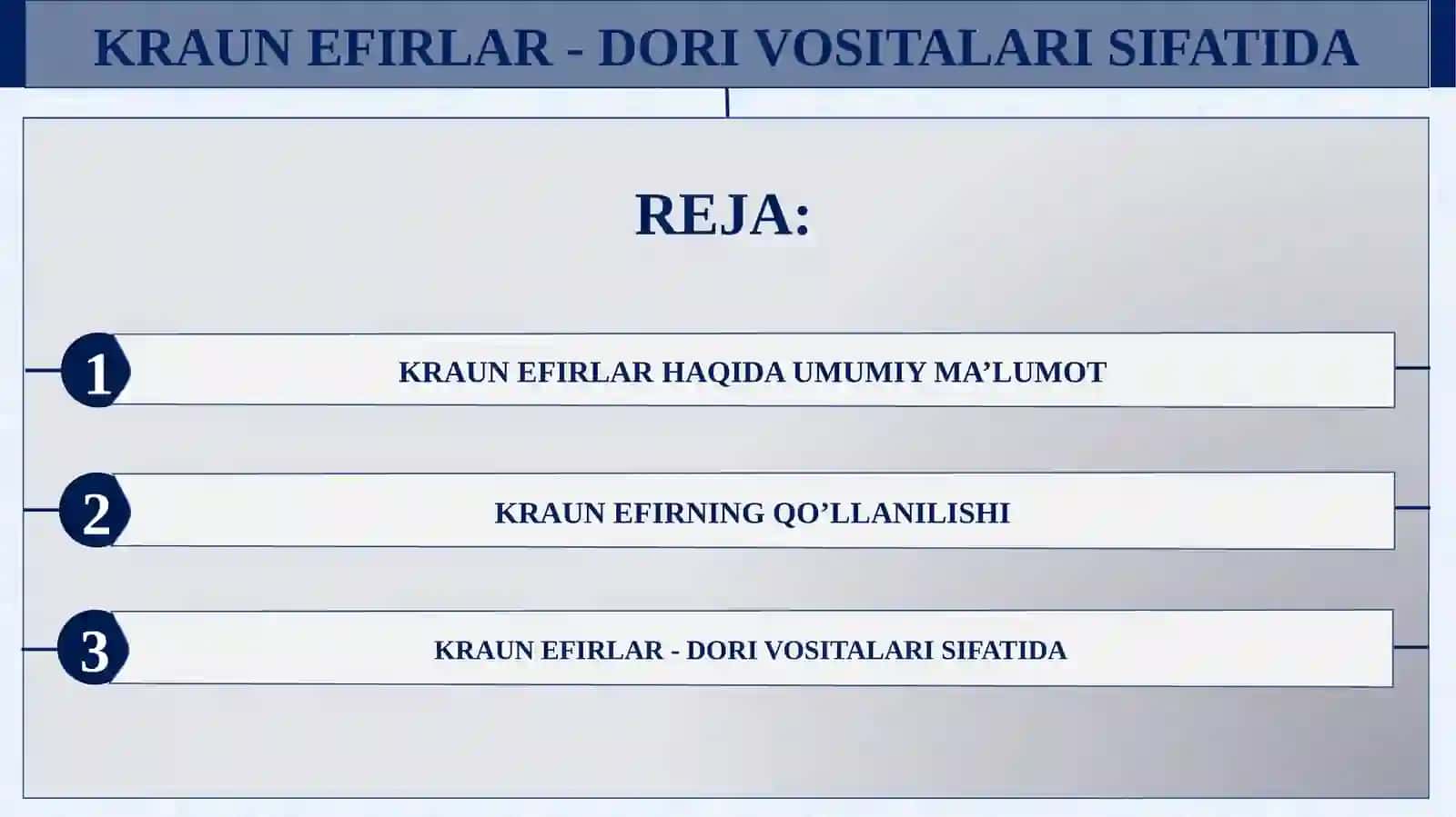 KRAUN EFIRLAR - DORI VOSITALARI 2