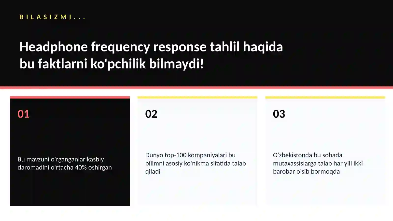 Headphone frequency response tahlil 2