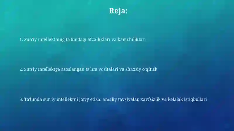 Sun'iy intellekt 2
