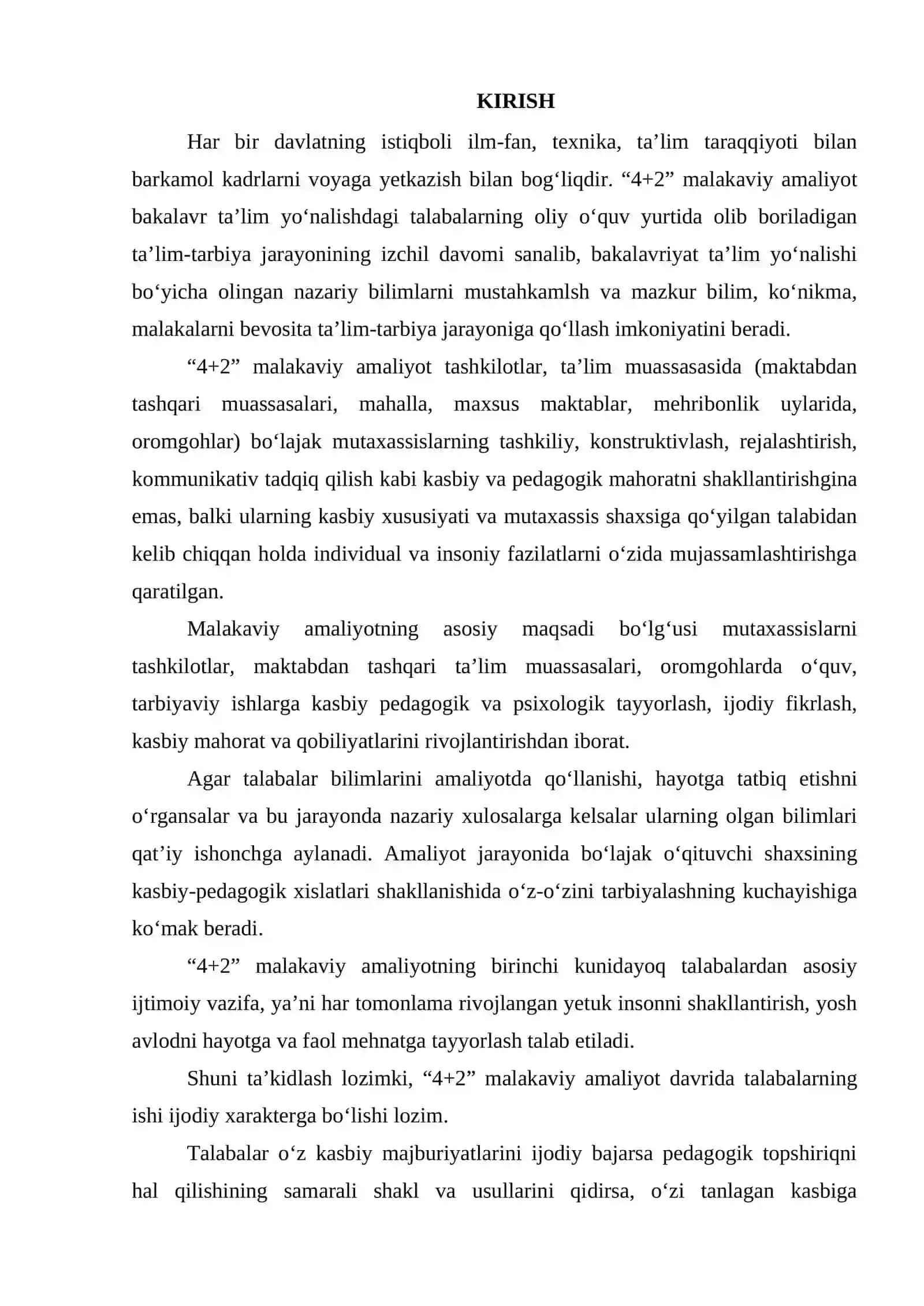 Malakaviy amaliyot bo‘yicha talabalar rejasi.docx 2