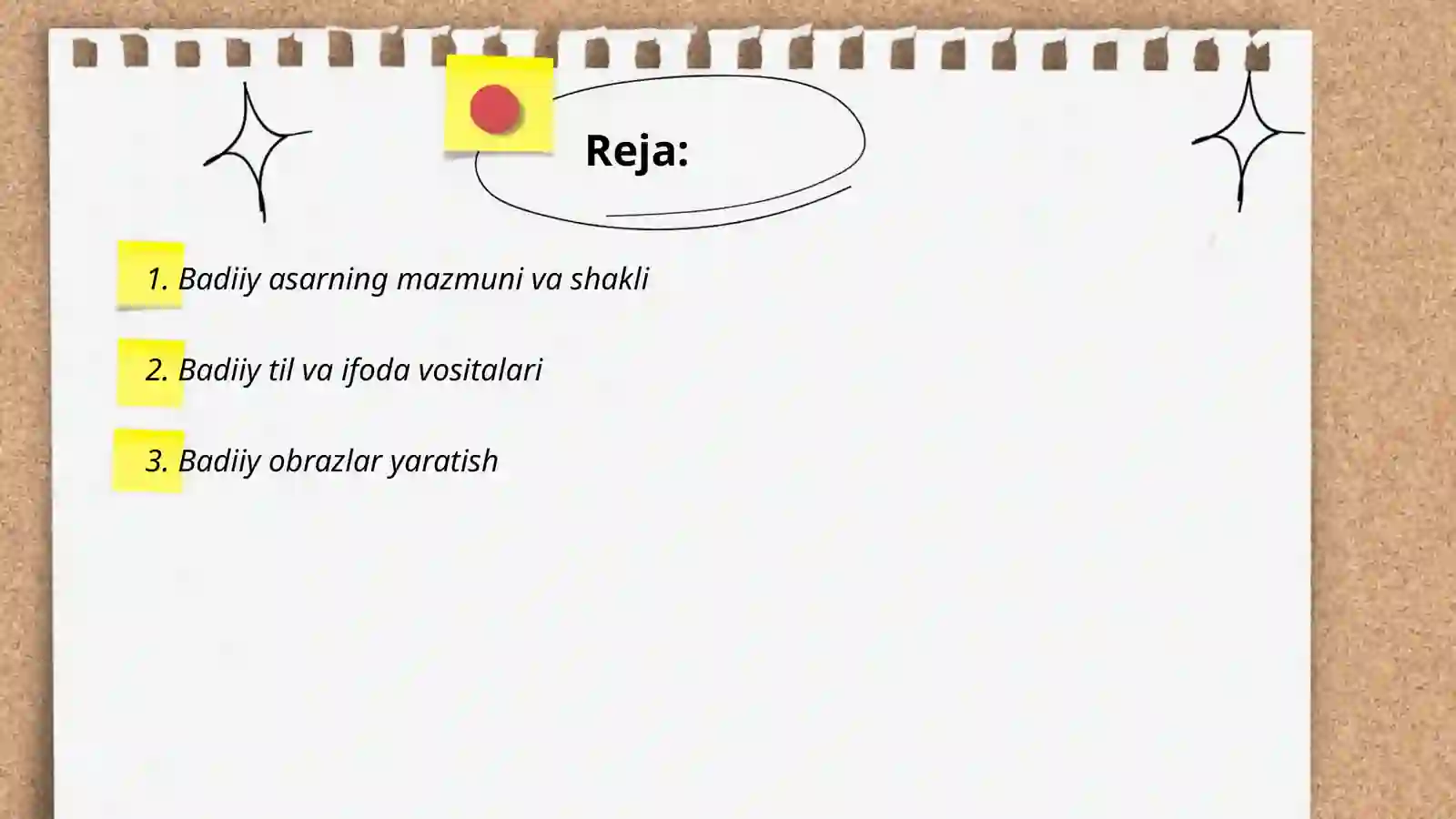Badiiy asar badiiy komminukatsiya vositasi 2