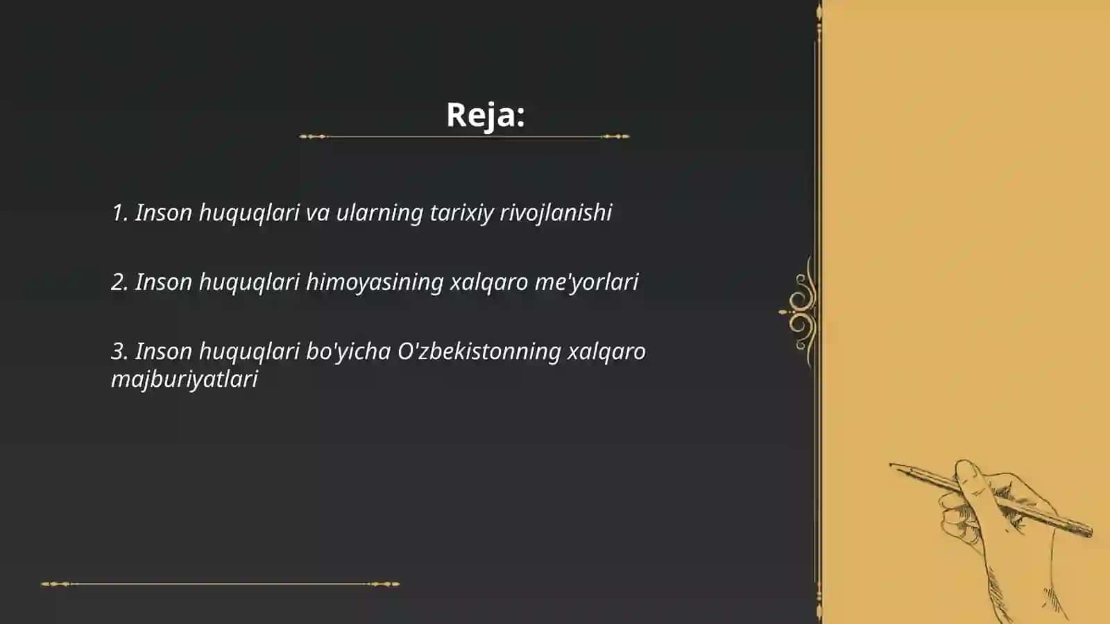 Inson huquqlari himoyasining kafolatlari mexanizmi va uning Oʻzbekistonda shakllanishi 2